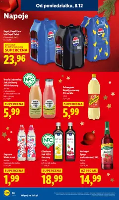 Pogląd oferty "Saguaro Woda + sok, 500 ml truskawka lub malina" - ważna od 08.12.2025 | Strona: 58 | Produkty: Cytryna, Sok jabłkowy, Napoje, Sok