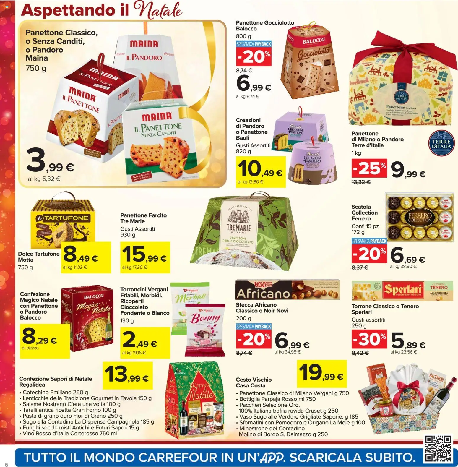 Volantino Carrefour del 02.12.2025 | Pagina: 6 | Prodotti: Minestrone, Sugo, Scatola, Cotechino