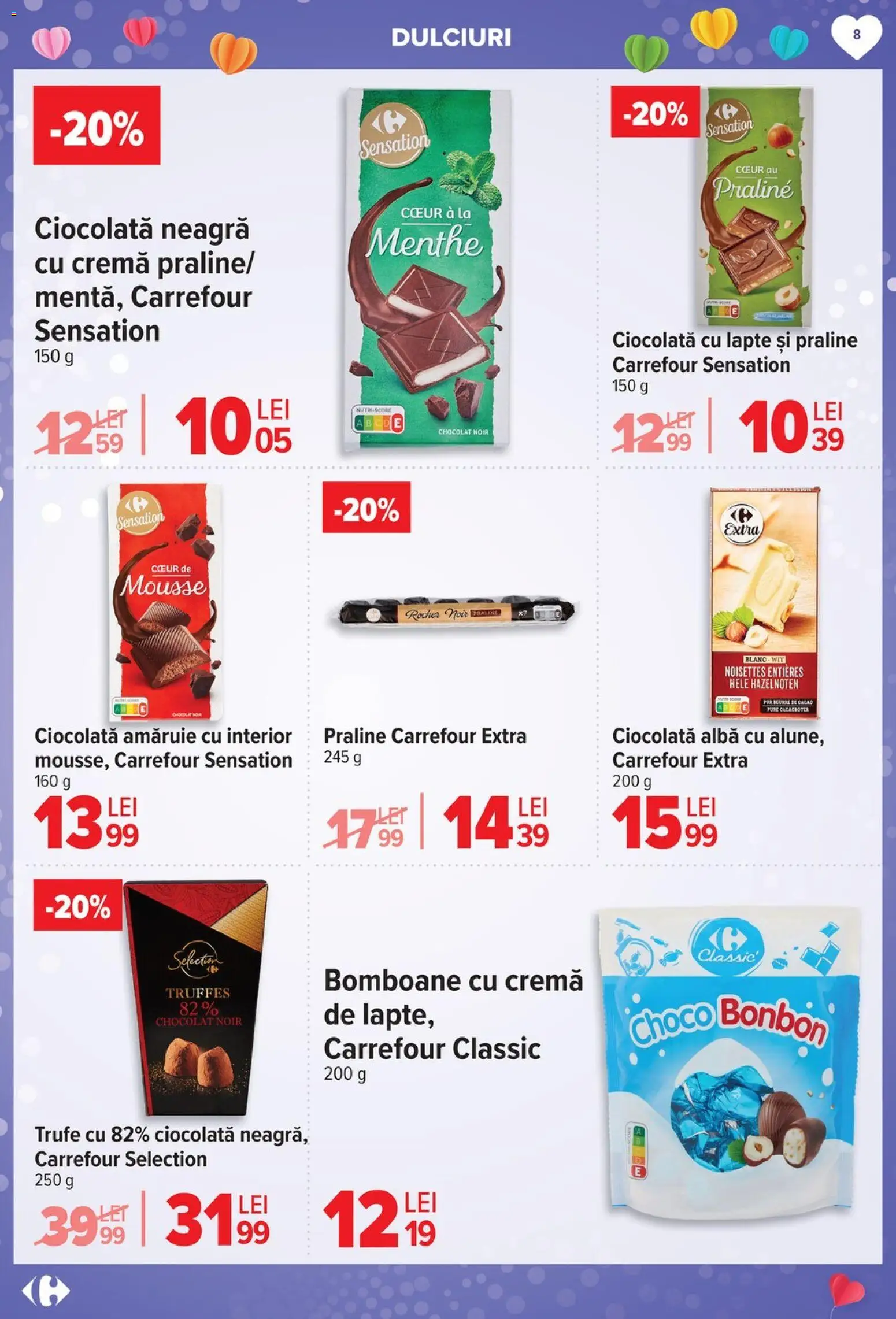 Noul catalog Carrefour – valabil de la 04.02.2026 | Pagină: 8 | Produse: Cafea, Suc, Macarons, Ananas