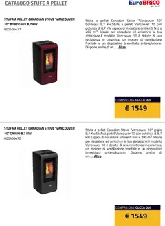 Anteprima del volantino Eurobrico Stufe a Pellet catalogo valido a partire dal 23.07.2025 | Pagina: 29 | Prodotti: Pellet, Stufa a pellet, Stufa