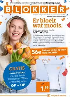 Blokker - Openingsfolder  - Voorbeeld van een folder van Blokker, geldig van 12.11.2025