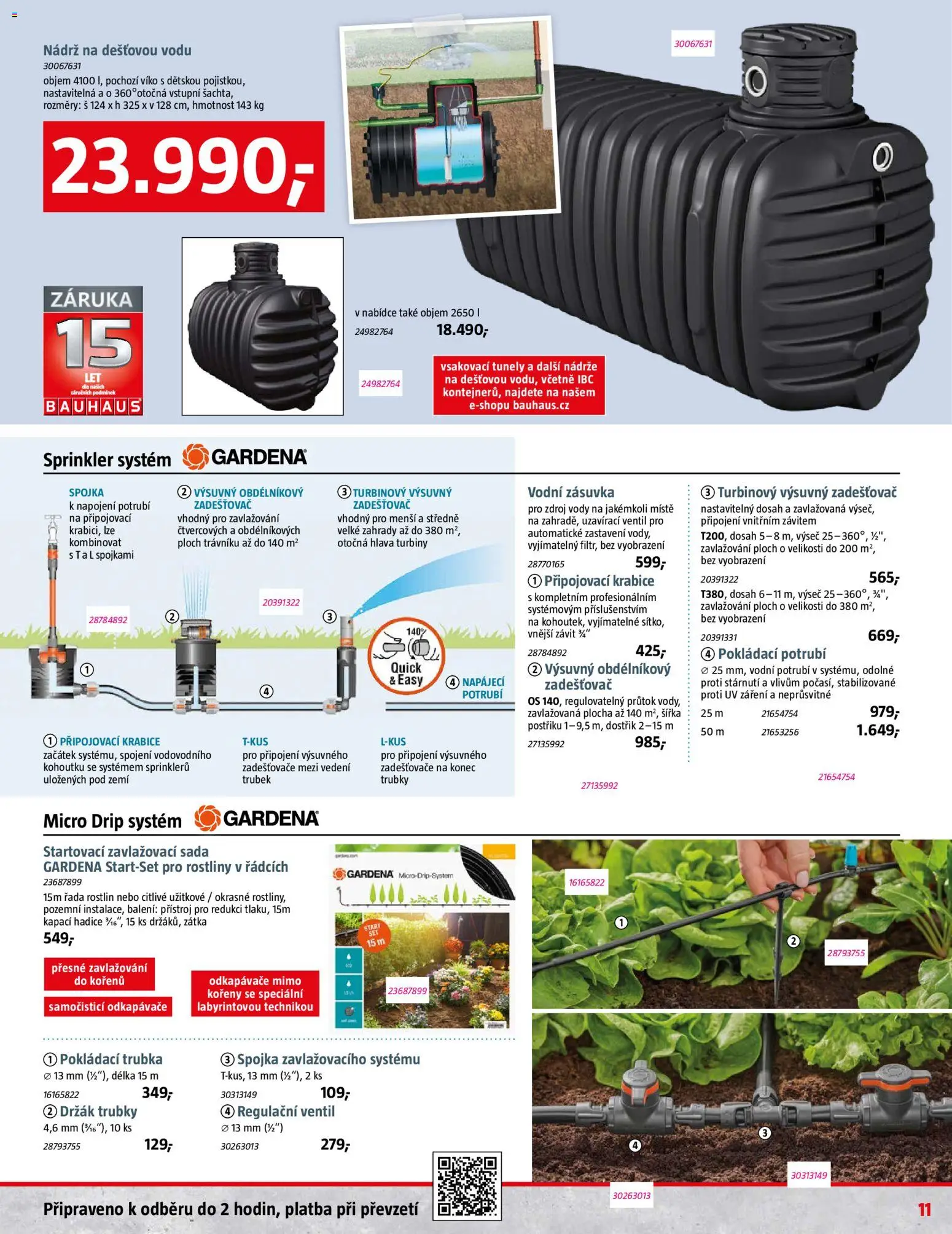 Bauhaus leták od 06.03.2026 | Strana: 11 | Produkty: Krabice, Hadice, Rostliny, Trubka
