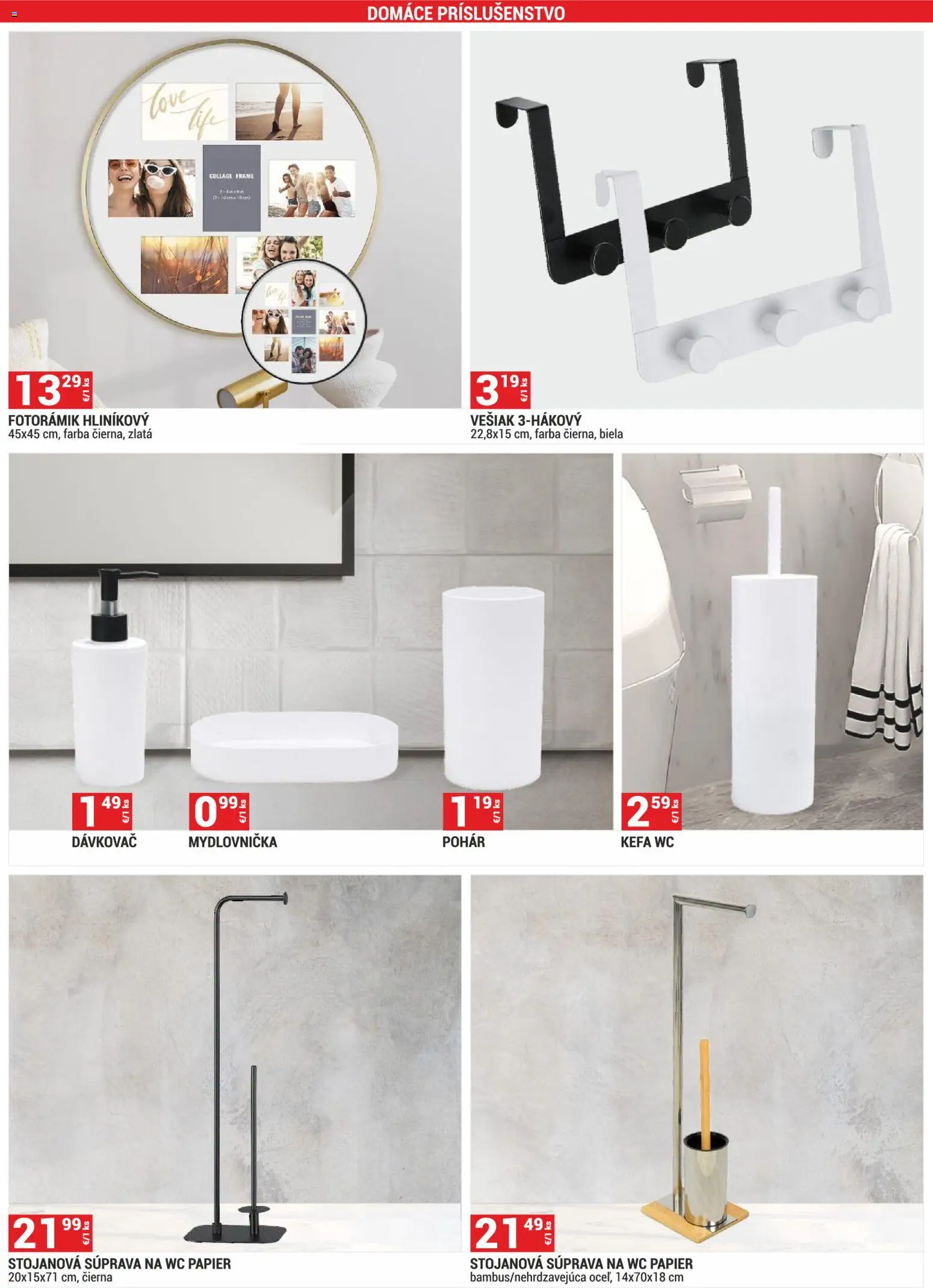 Nové Merkury Market akcie – leták je platný od 01.11.2025 | Strana: 8 | Produkty: Vešiak, Wc, Kefa