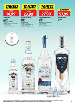Lidl Katalog alkoholi mocnych od 14.07.2025 | Strona: 3 | Produkty: Żubrówka, Vodka, Wódka
