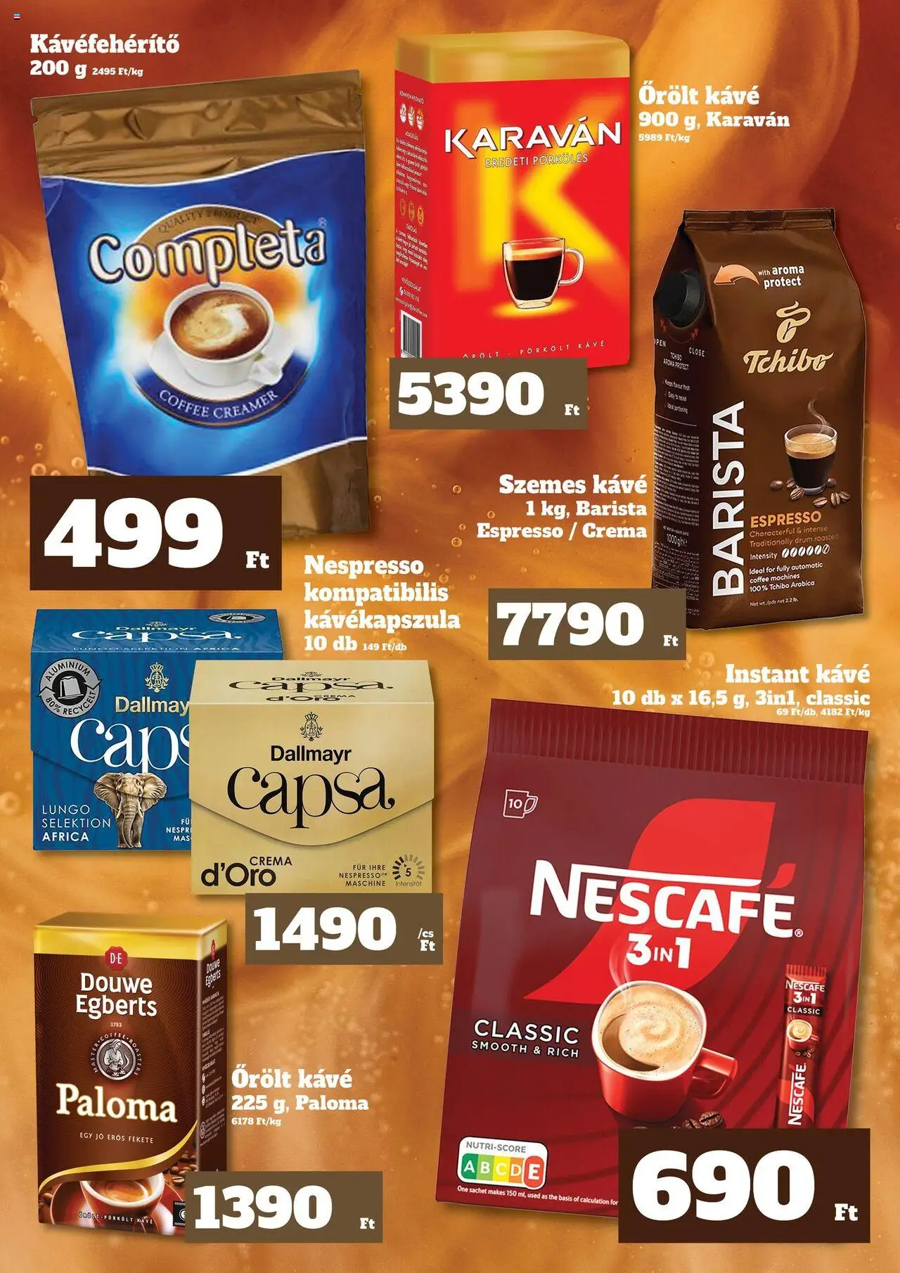 Family Diszkont akciós ujság - amely érvényes a következő dátumtól: 16.10.2025 | Oldal: 6 | Termékek: Nescafé, Kávé, Szemes kávé, Instant kávé