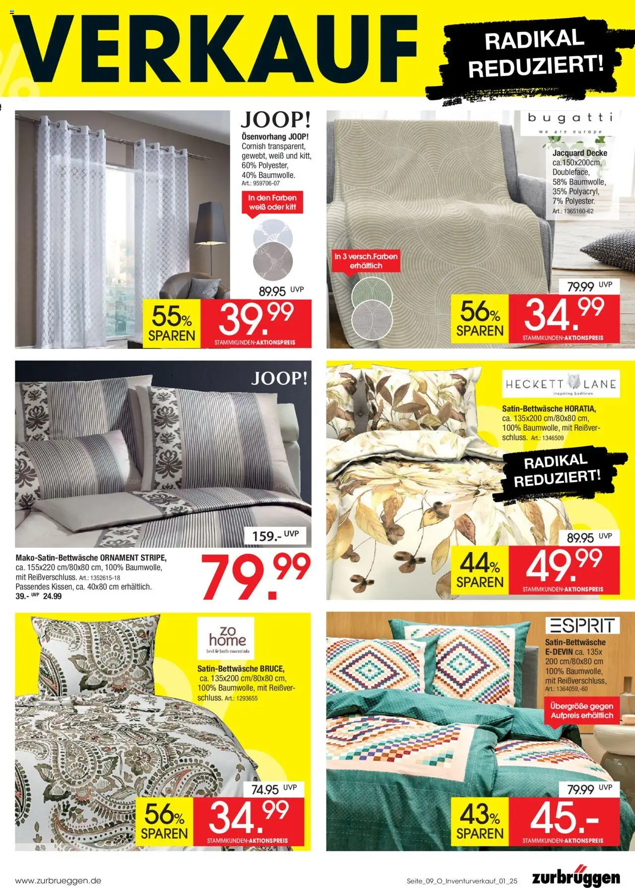 Zurbrüggen Inventurverkauf - gültig ab dem 04.08.2025 | Seite: 11 | Produkte: Decke