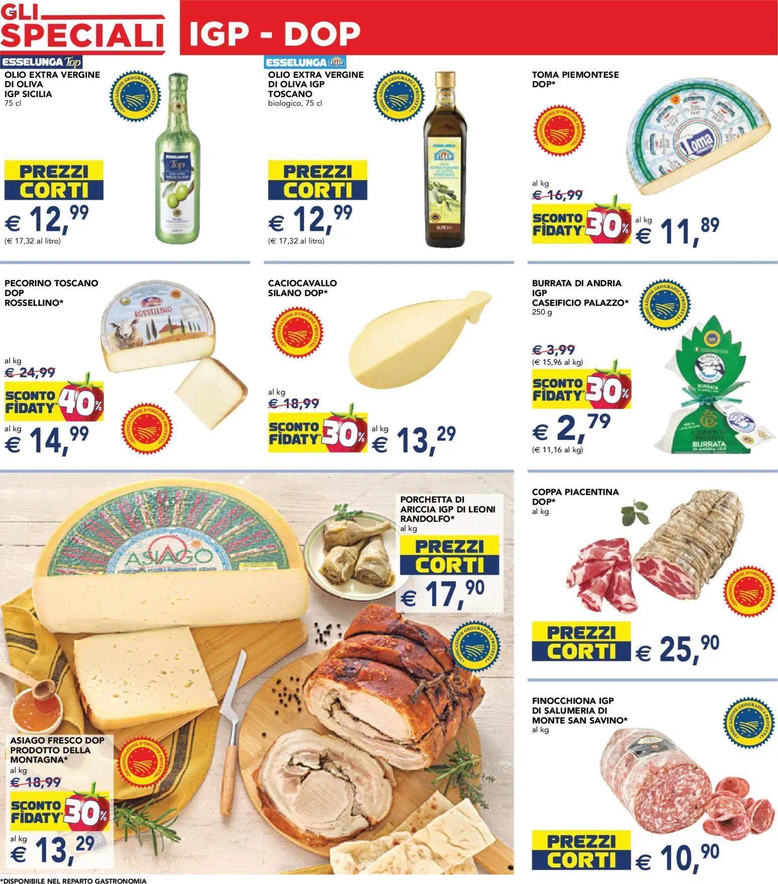 Volantino Esselunga S del 15.01.2026 | Pagina: 11 | Prodotti: Olio, Top, Pecorino, Burrata