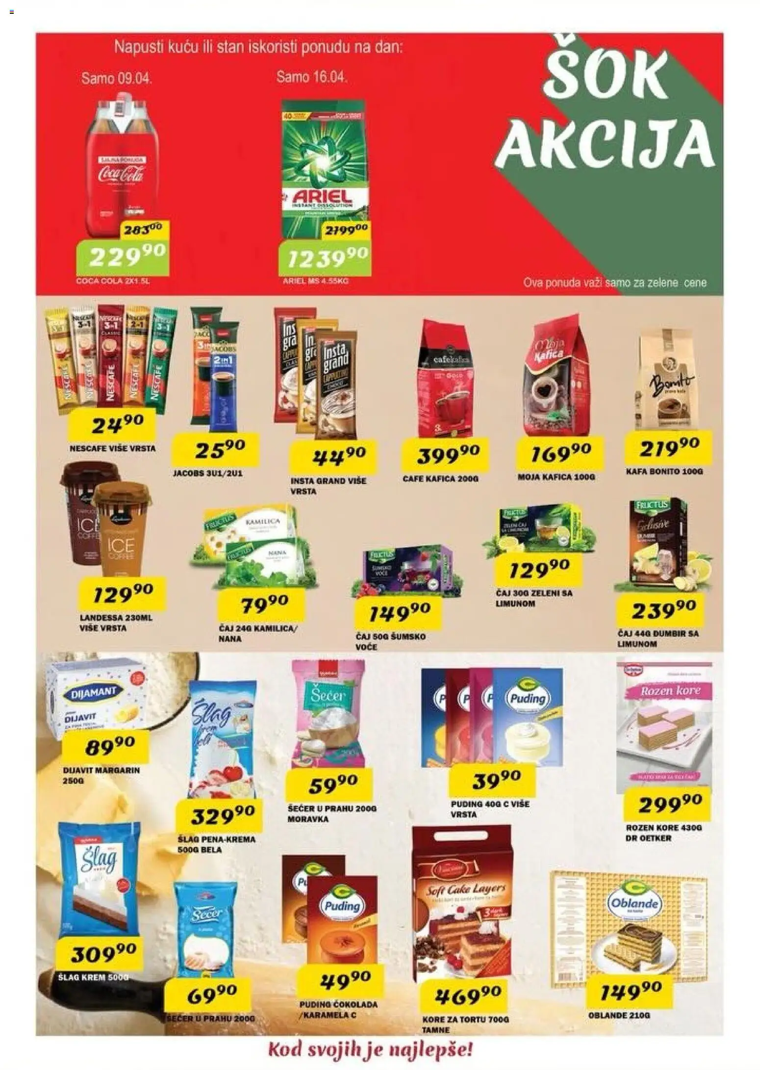 VP Dima katalog - važi od 09.04.2026 | Strana: 7 | Proizvode: Šlag, Puding, Kafa, Čaj