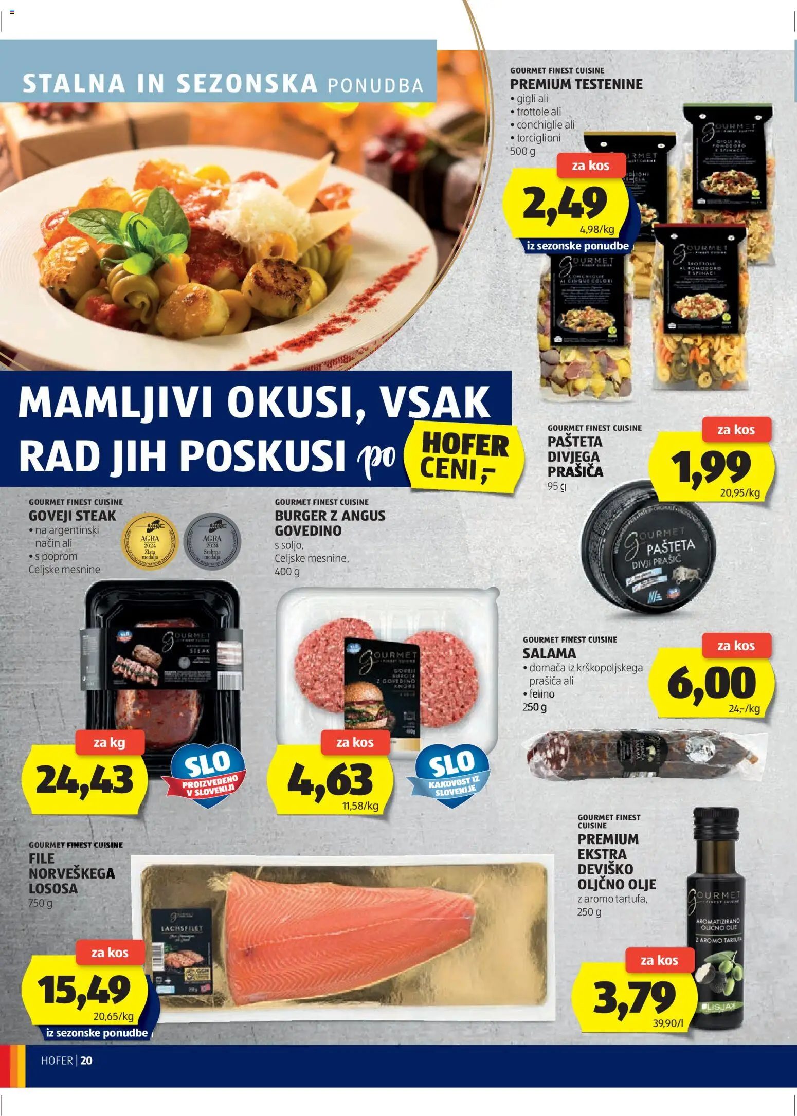 Hofer SI katalog | vrijedi od 13.11.2025 | Stranica: 20 | Proizvodi: Salama, Pašteta