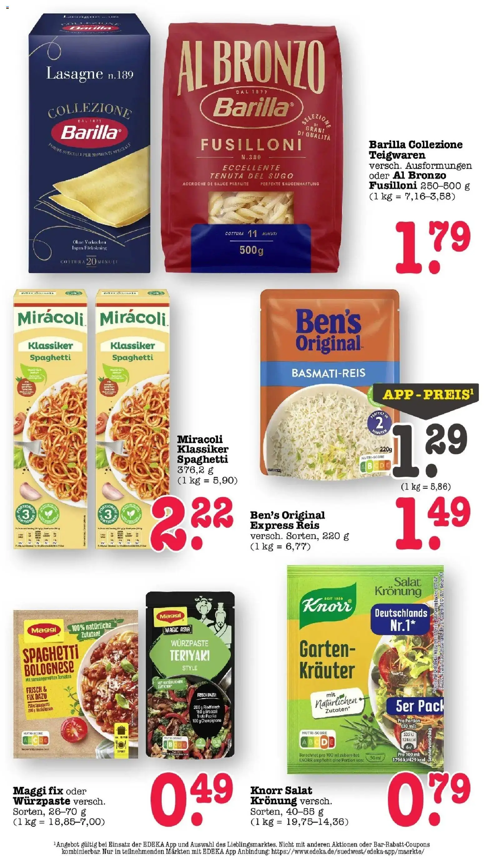 Edeka prospekt Wörth Am Rhein	 – gültig ab 02.03.2026 | Seite: 28 | Produkte: Knorr, Champignons, Pasta, Rindfleisch