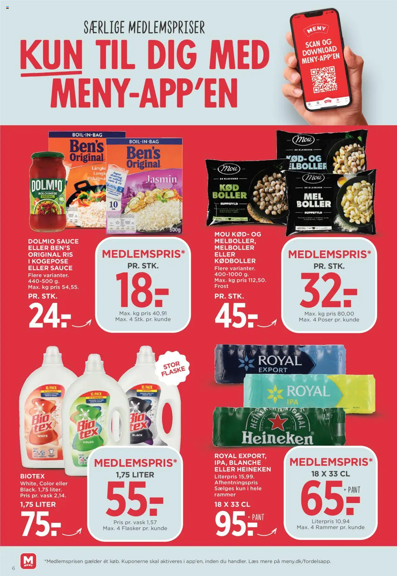 Meny tilbudsavis – gyldig fra 19.09.2025 | Side: 6 | Produkter: Rammer, Ris