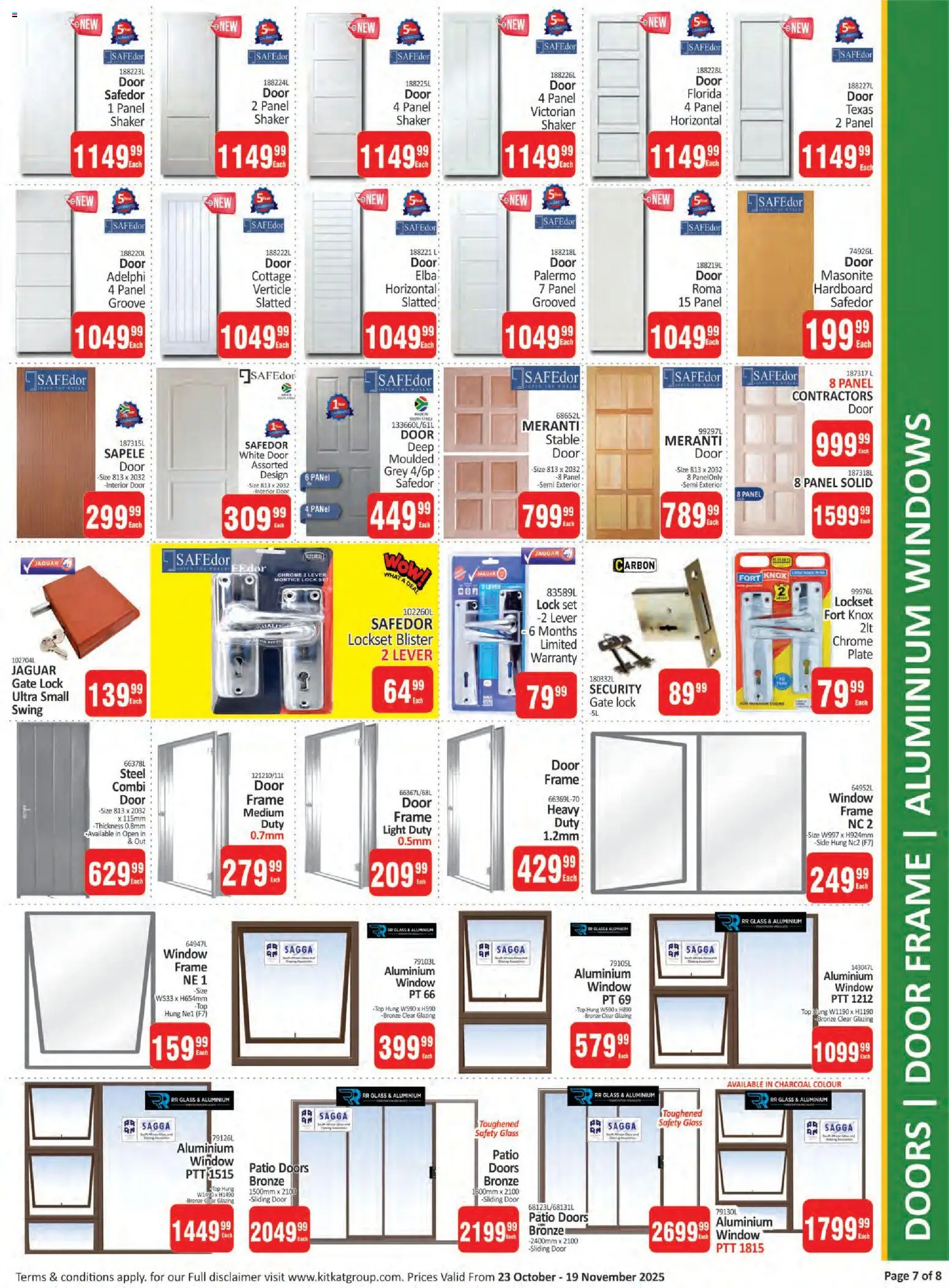 New KIT KAT Cash & Carry catalogue – valid from 23.10.2025 | Page: 7 | Products: Frame, Plate, Door frame, Light