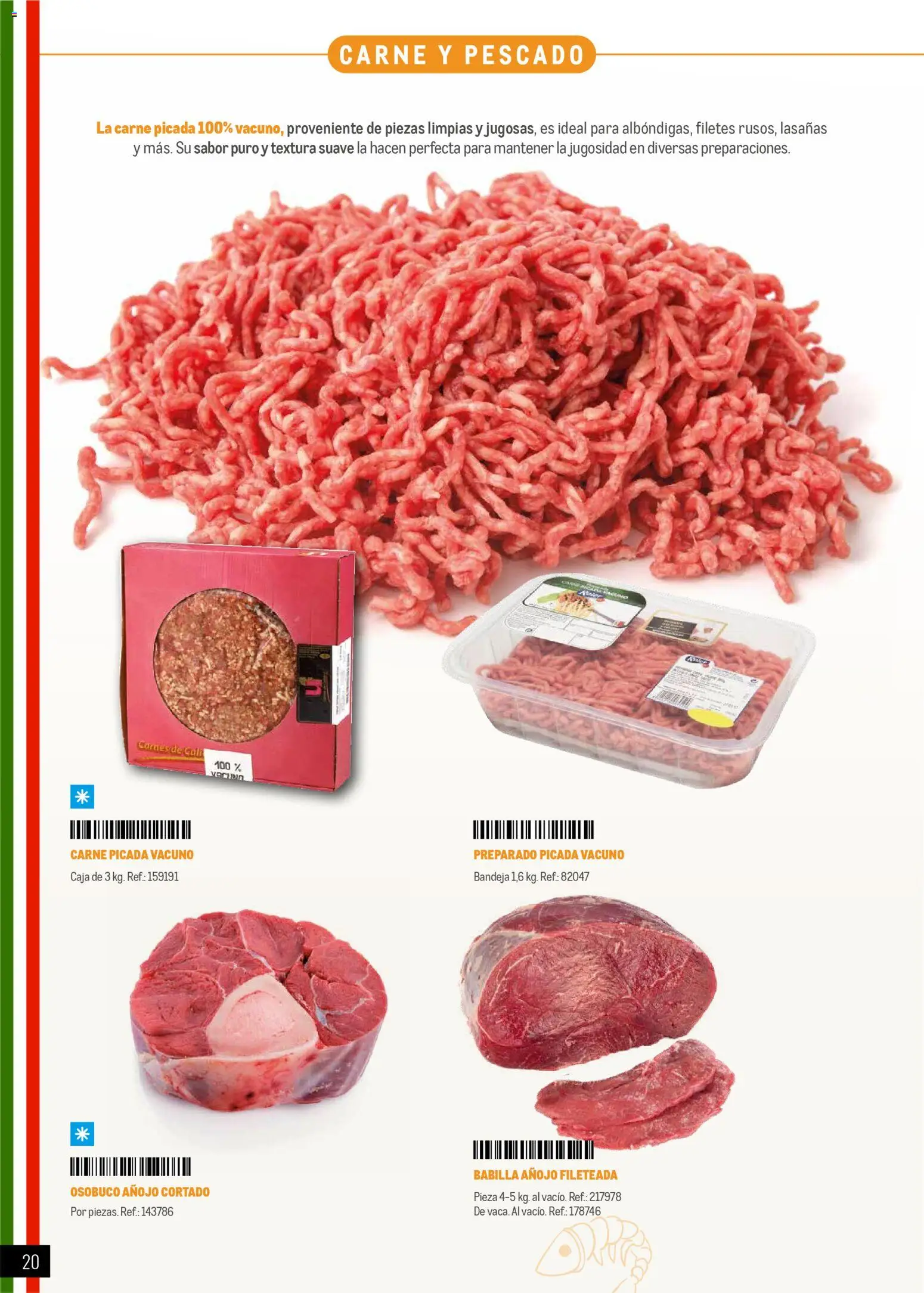 Makro Restaurantes italianos Norte │ válido desde el 27.03.2026 | Página: 20 | Productos: Pescado, Bandeja, Caja