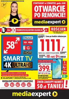 Pogląd oferty "Mediaexpert Gazetka - Otwarcie po remoncie Kościan" - ważna od 19.02.2026