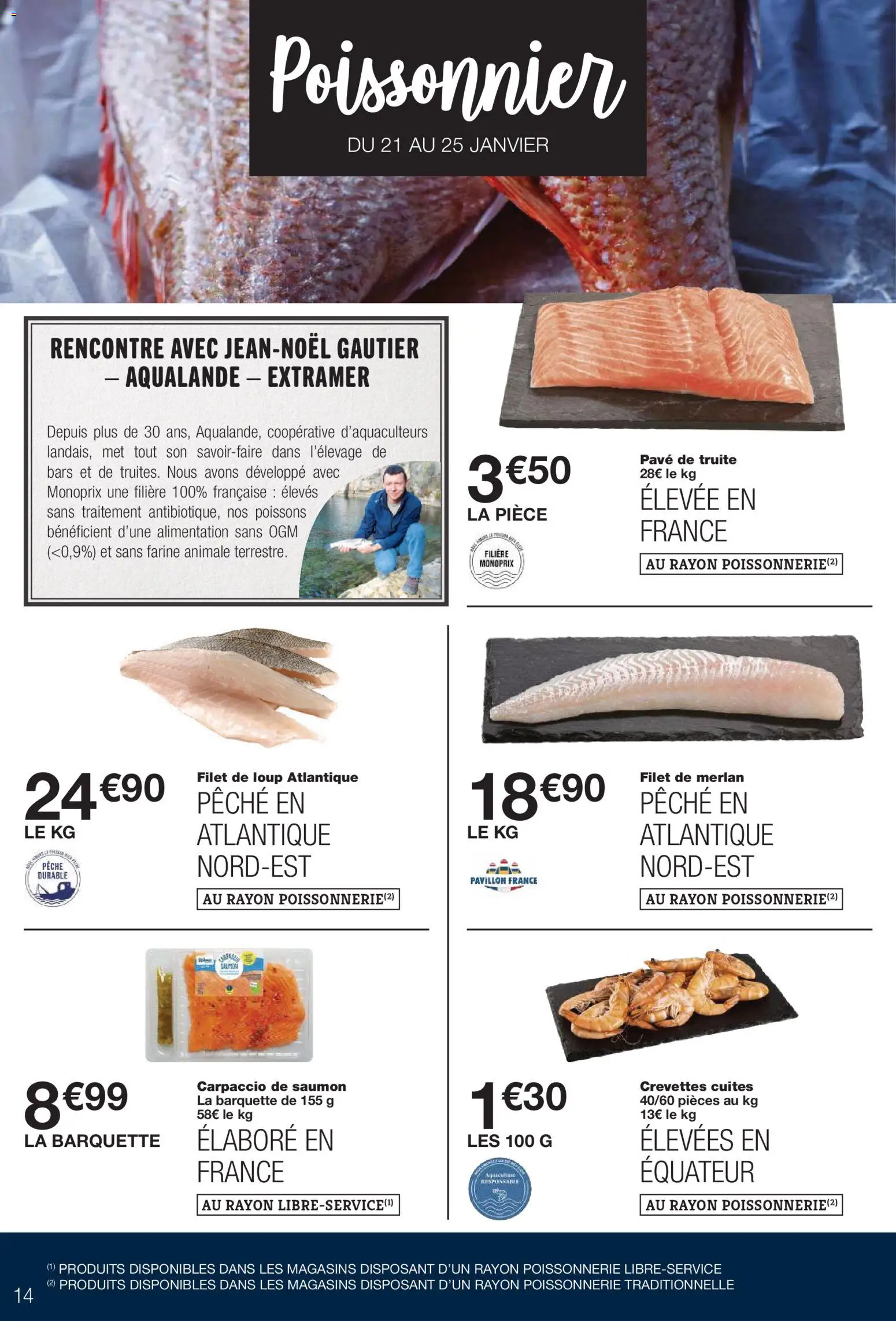{H1} | Page: 14 | Produits: Pêche, Farine, Poissonnerie, Saumon