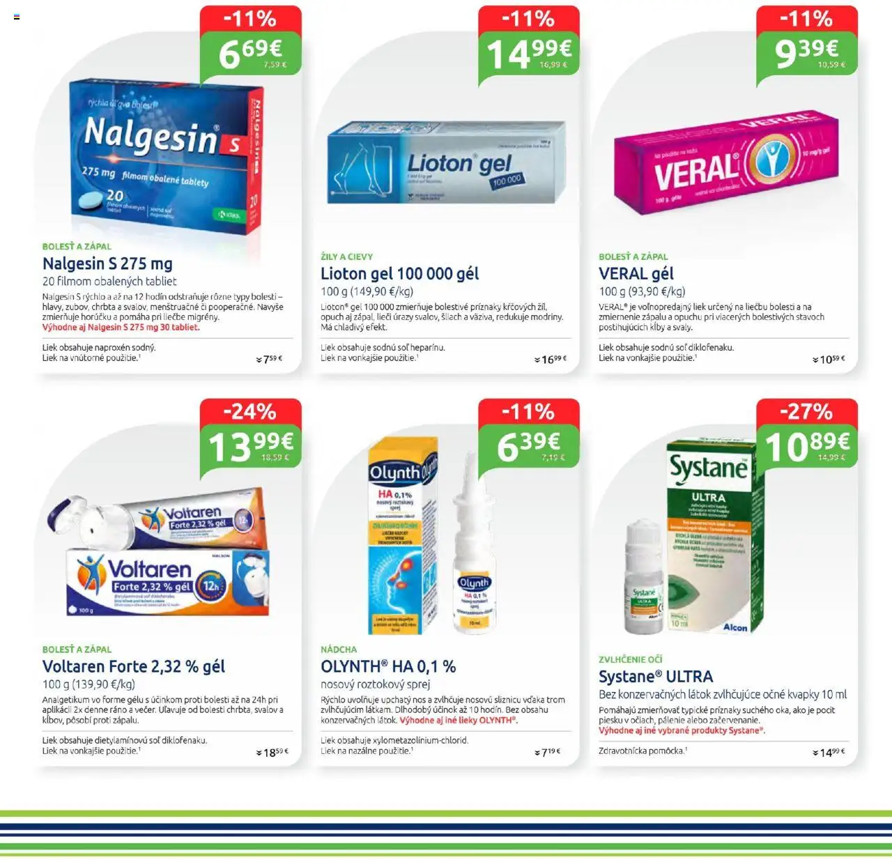 BENU Lekáreň Leták │ platný od 01.07.2025 | Strana: 3 | Produkty: Voltaren, Soľ