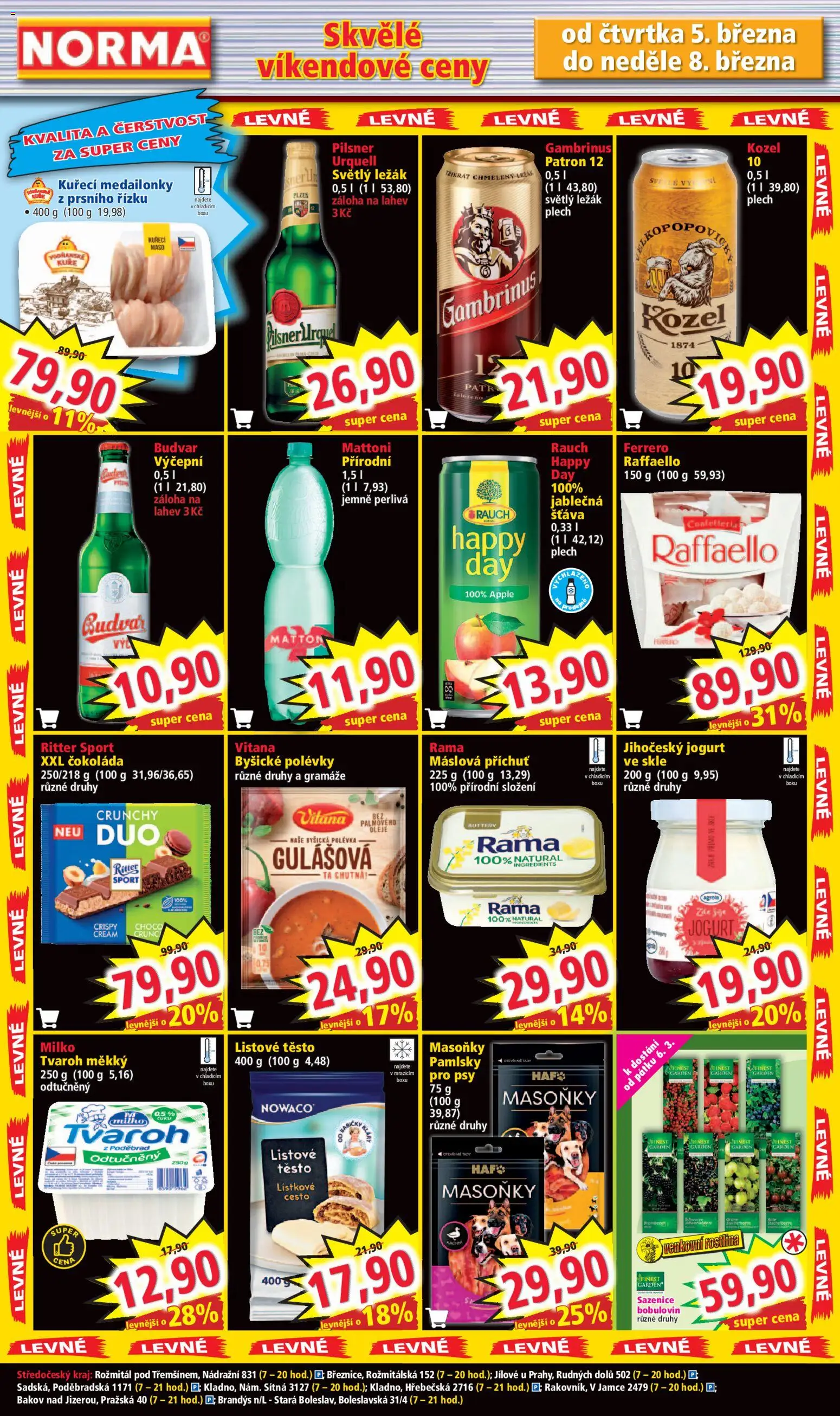 Norma leták od 02.03.2026 | Strana: 7 | Produkty: Mattoni, Plech, Kuře, Láhev