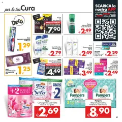 Volantino Decò del 12.09.2025 | Pagina: 31 | Prodotti: Shampoo, Pannolini, Carta igienica, Pampers