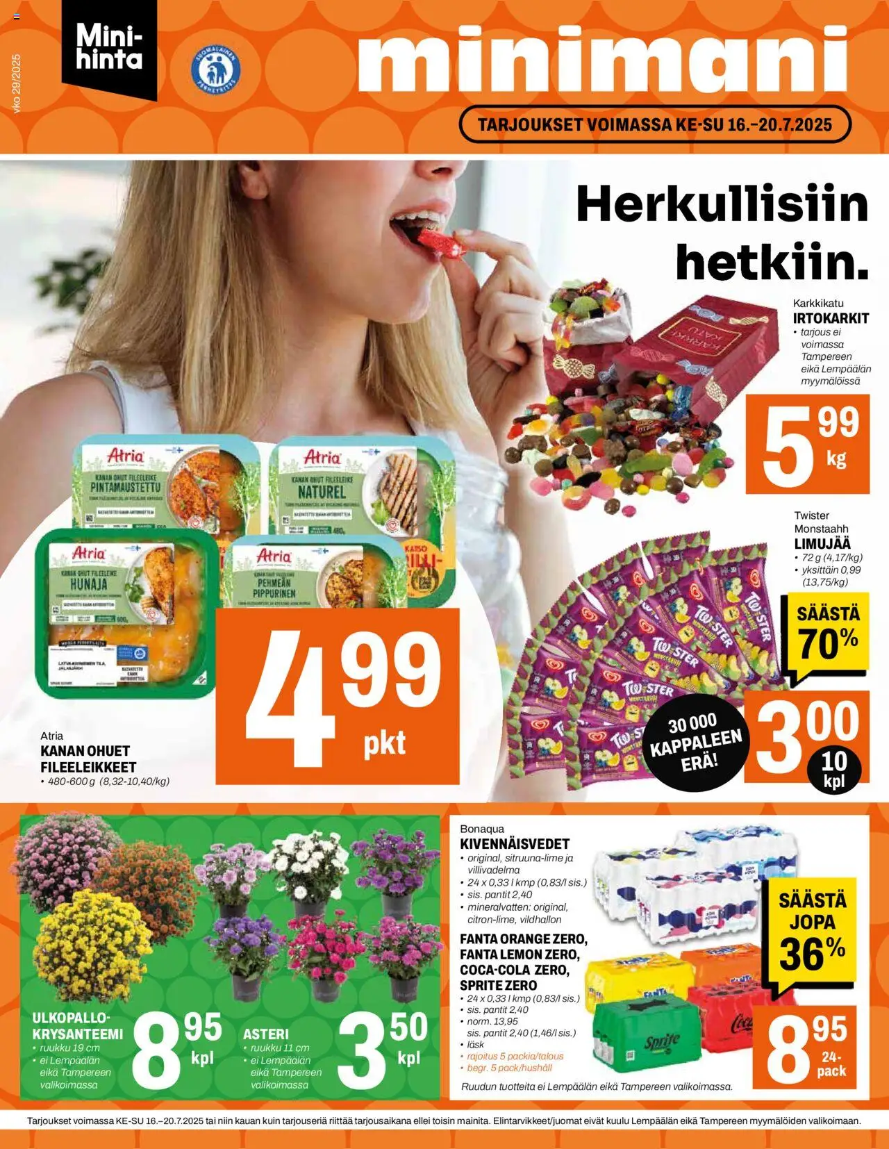  | Sivu: 1 | Tuotteet: Irtokarkit, Sprite, Fanta, Hunaja