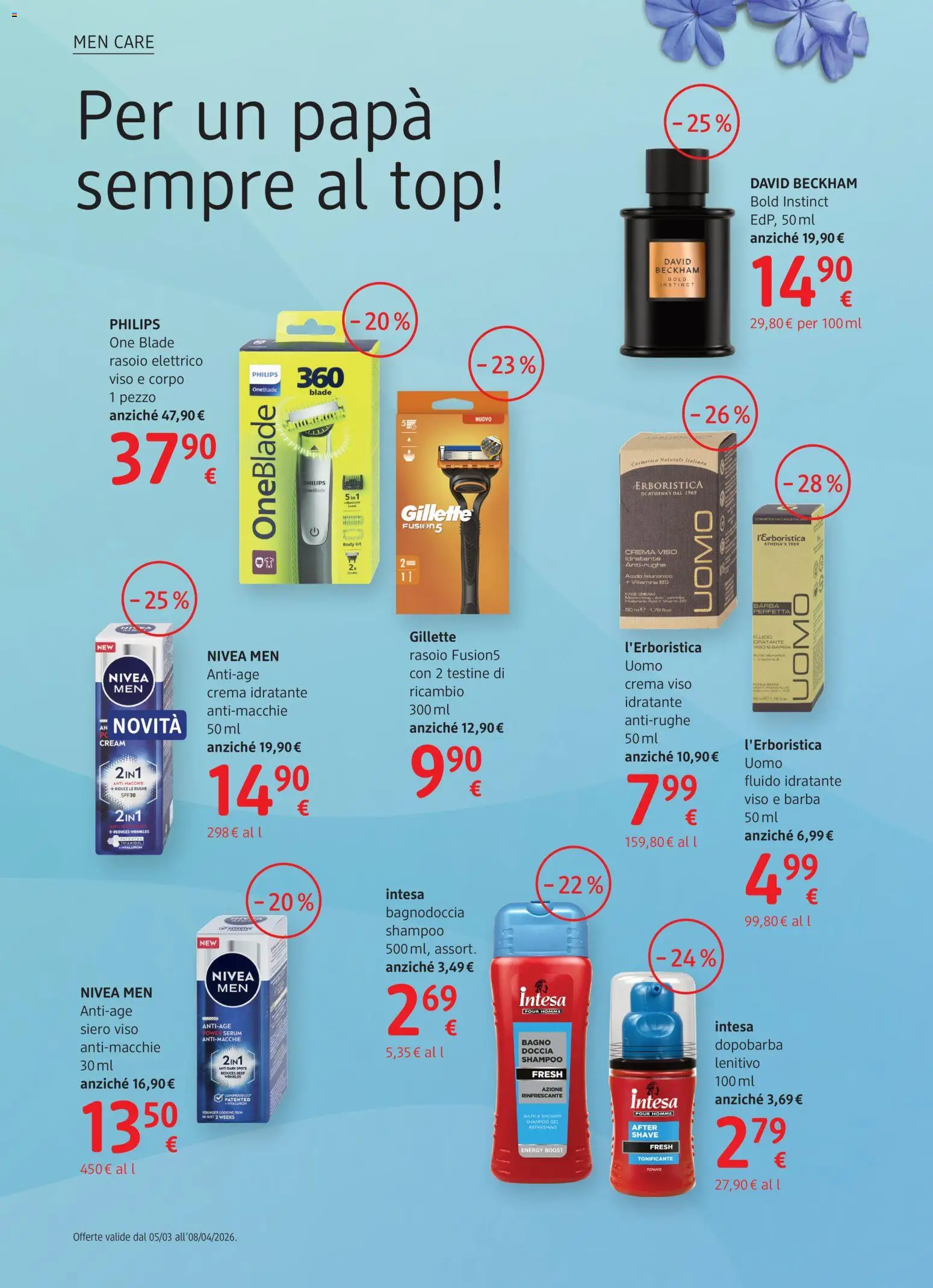 Volantino dm drogerie markt del 05.03.2026 | Pagina: 6 | Prodotti: Crema viso, Rasoio elettrico, Bagno, Doccia