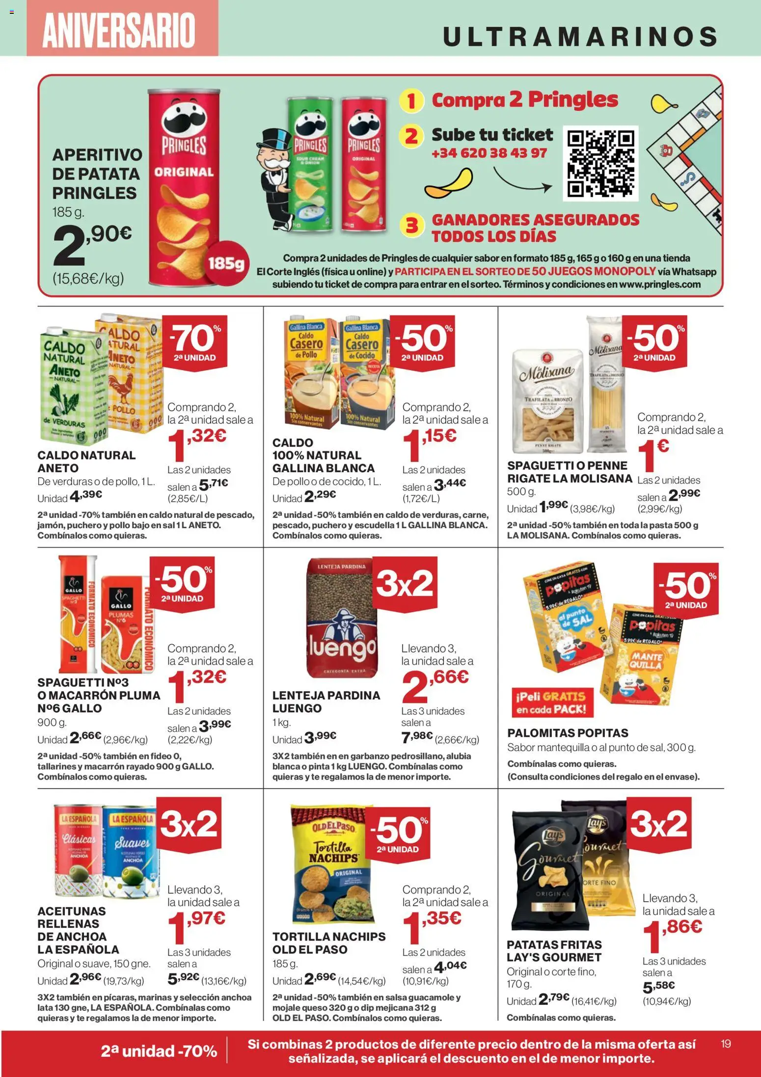 Supercor folleto │ válido desde el 23.10.2025 | Página: 19 | Productos: Queso, Guacamole, Té, Anchoa