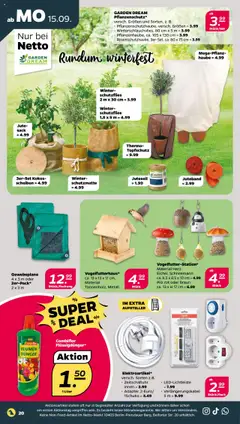 Netto Prospekt 	 – gültig ab 15.09.2025 | Seite: 20 | Produkte: Adapter, Blumen
