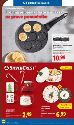 SILVERCREST® Kutija za kekse, Komad. Od keramike. Set tanjura za serviranje. Set. Od keramike - Pregled kataloga iz trgovine Lidl, vrijedi od 03.11.2025 | Stranica: 28