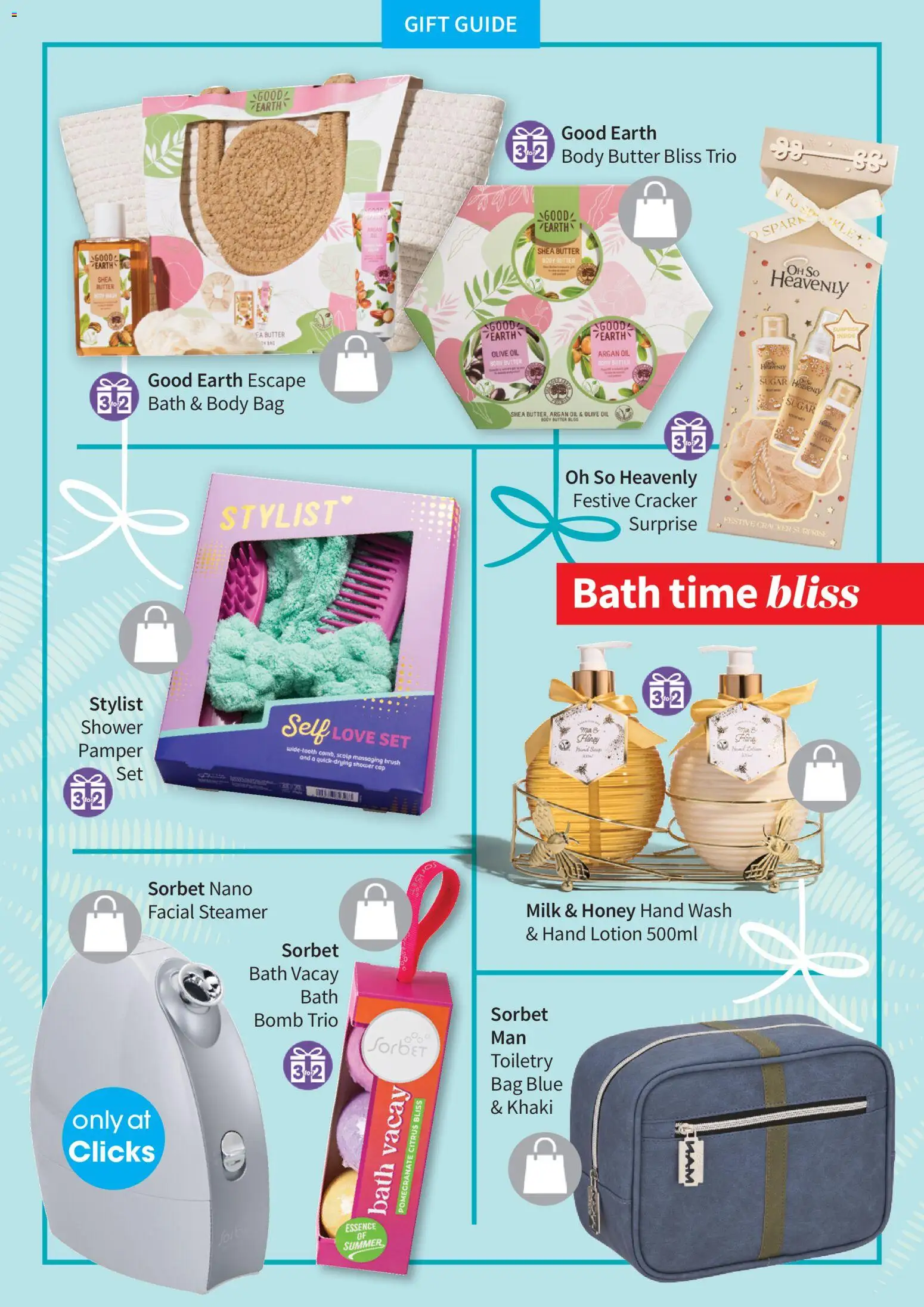 New Clicks catalogue – valid from 01.12.2025 | Page: 26 | Products: Cap, Bath, Milk, Oil