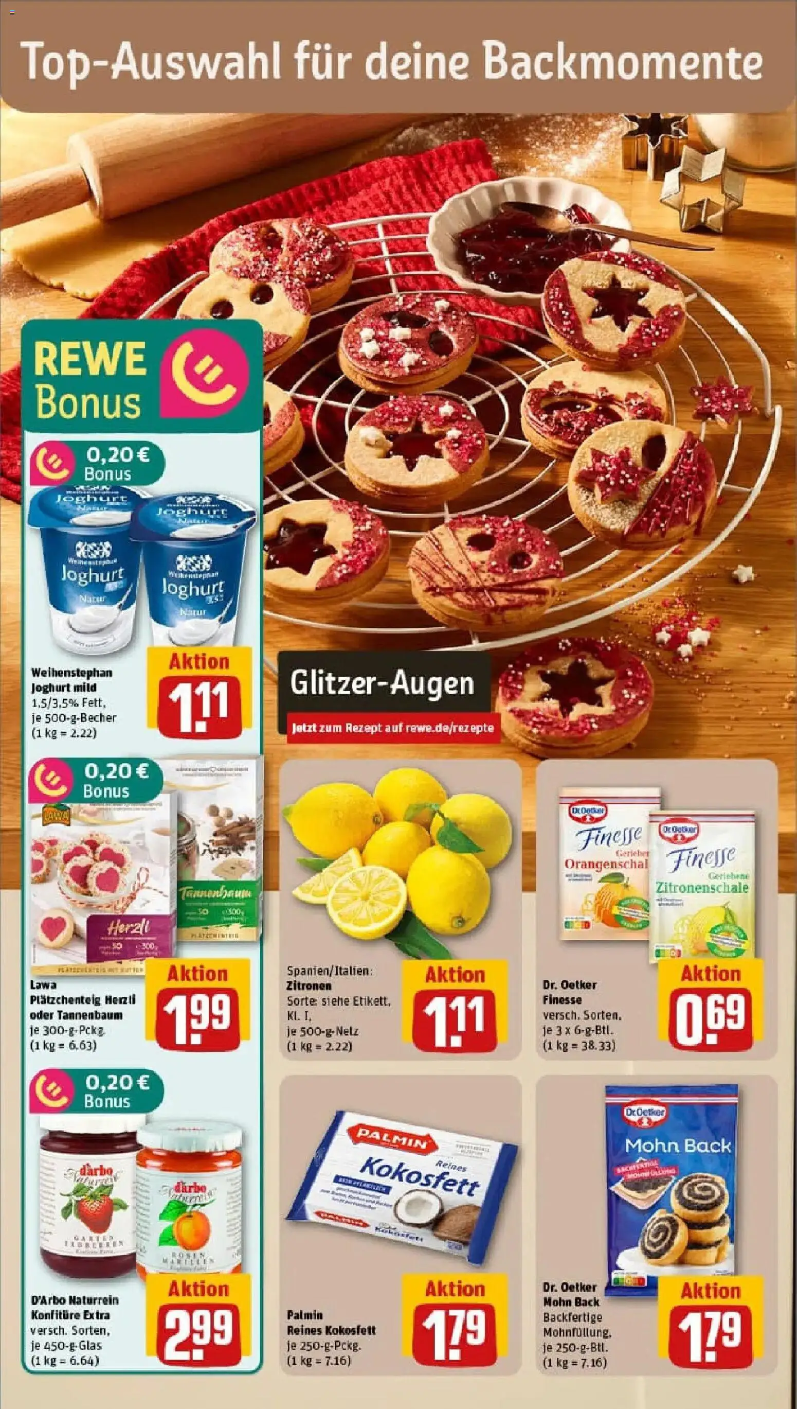Rewe prospekt Berlin / Marienfelde	 – gültig ab 17.11.2025 | Seite: 4 | Produkte: Joghurt, Zitronen