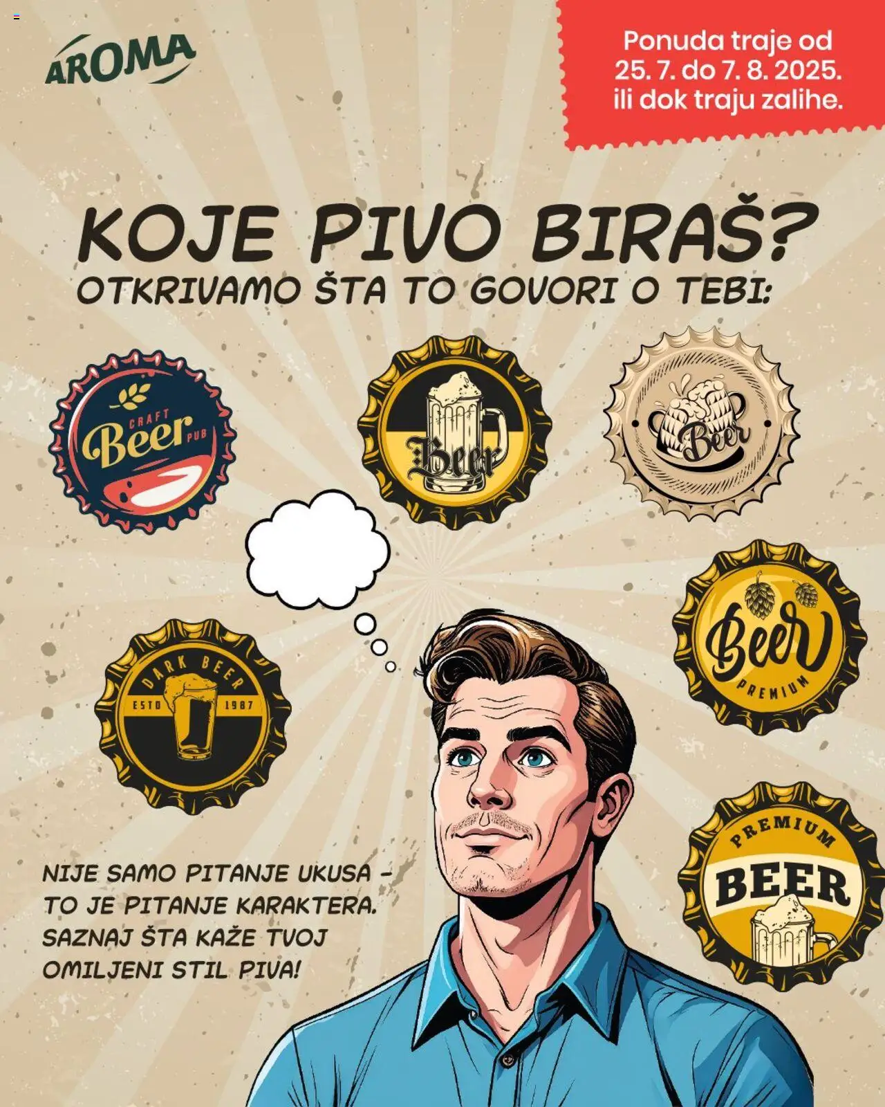 Aroma Market katalog - važi od 25.07.2025 | Strana: 1 | Proizvode: Pivo