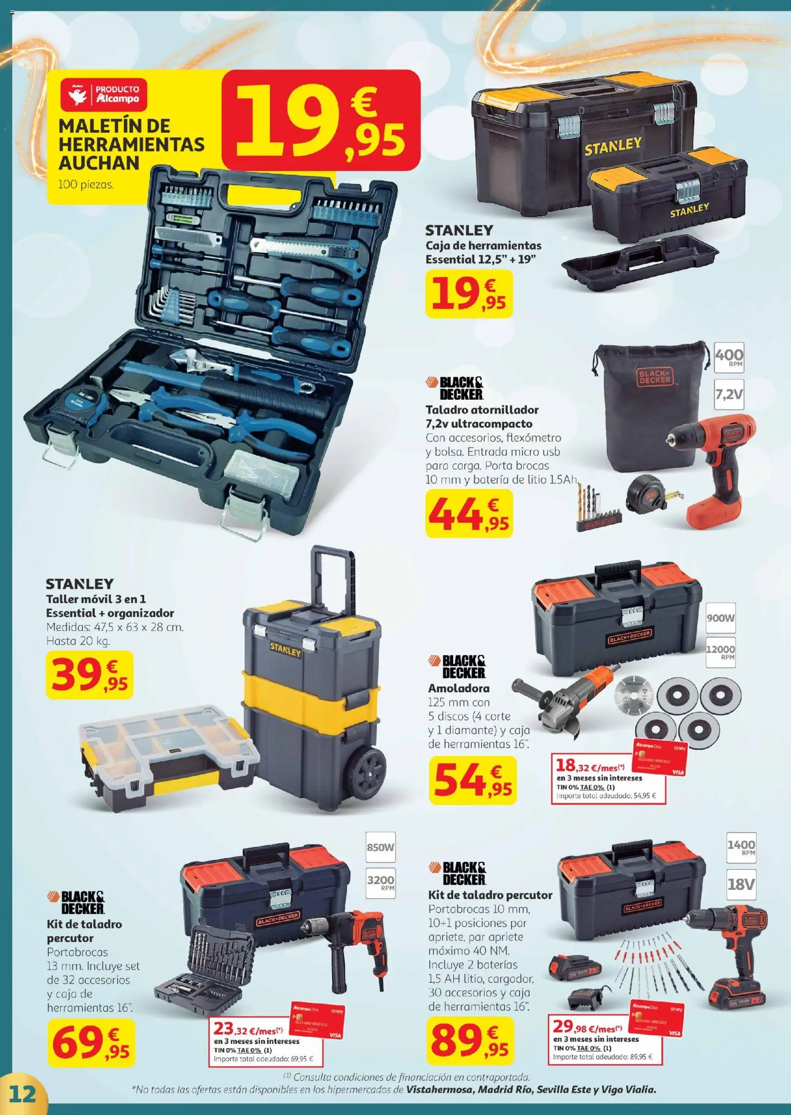 Alcampo - Canarias │ válido desde el 18.12.2025 | Página: 12 | Productos: Organizador, USB, Caja, Batería