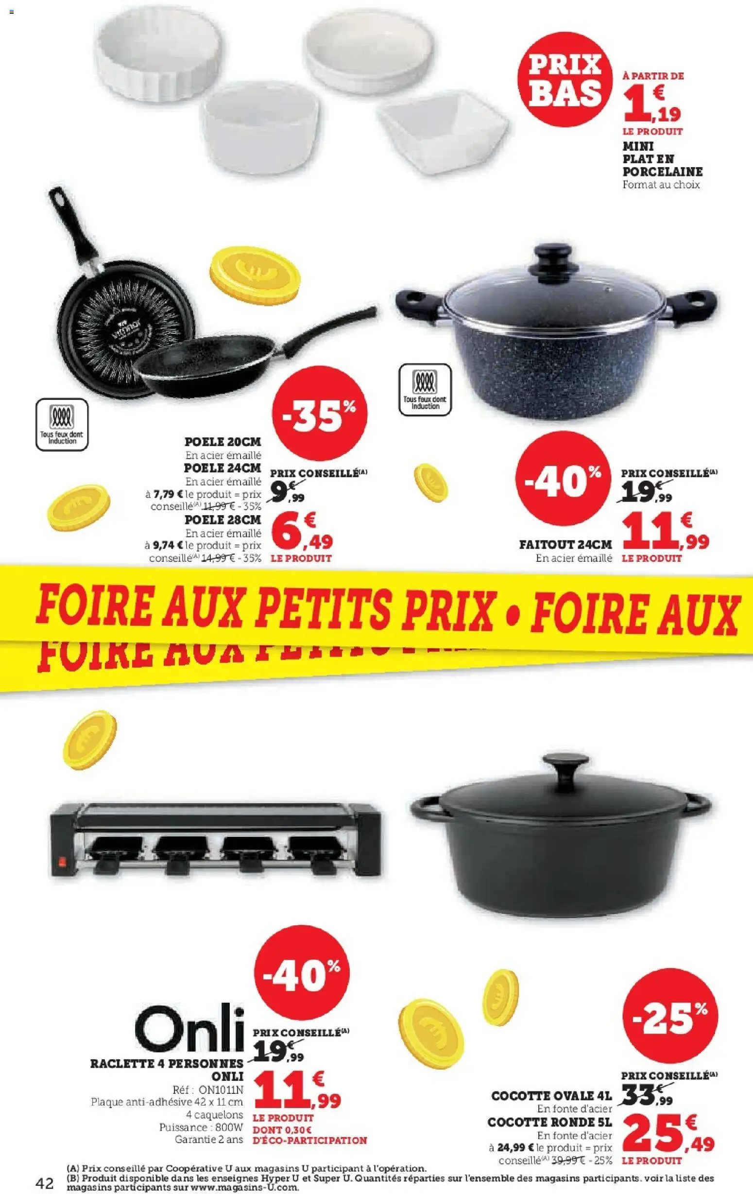 {H1} | Page: 42 | Produits: Poêle, Porcelaine, Raclette