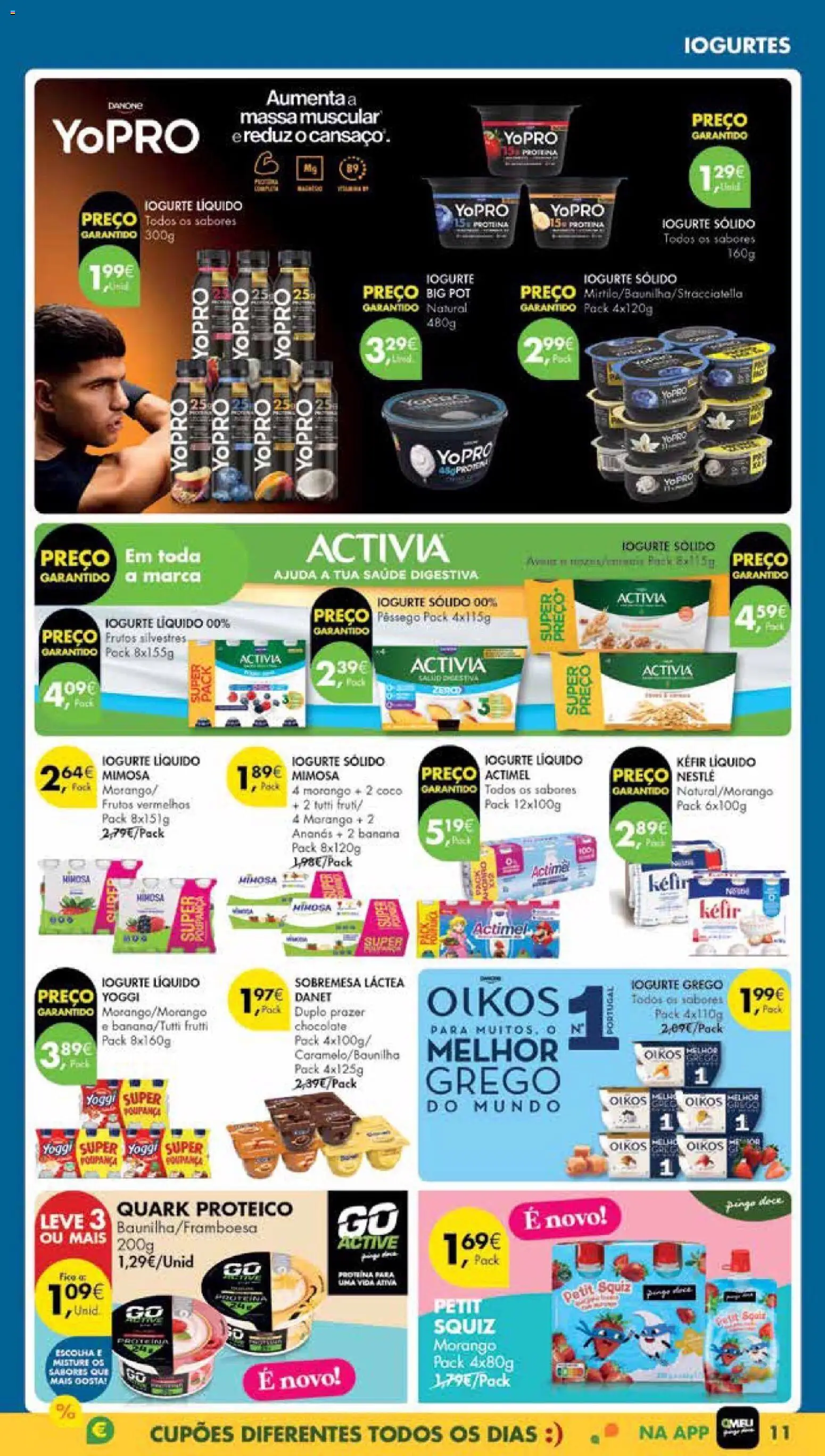 Pingo Doce Poupe Esta Semana Madeira │ válido de 25.11.2025 | Página: 11 | Produtos: Iogurtes, Iogurte, Nestlé, Massa