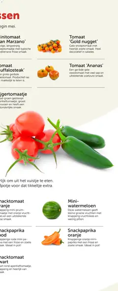 Aveve Groente- en kruidengids - Voorbeeld van een folder van Aveve, geldig van 23.02.2026 | Pagina: 59 | Producten: Sap, Watermeloen, Tomaat, Pot