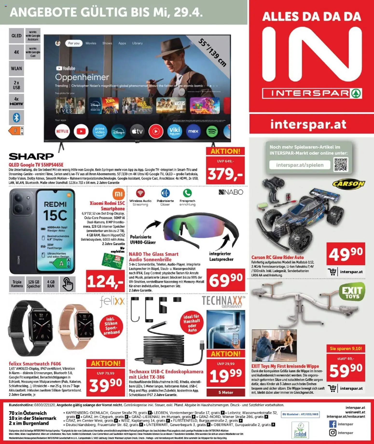 Interspar Flugblatt - Burgenland gültig ab 09.04.2026 | Seite: 24 | Produkte: Salz, TV, Audio, Lautsprecher