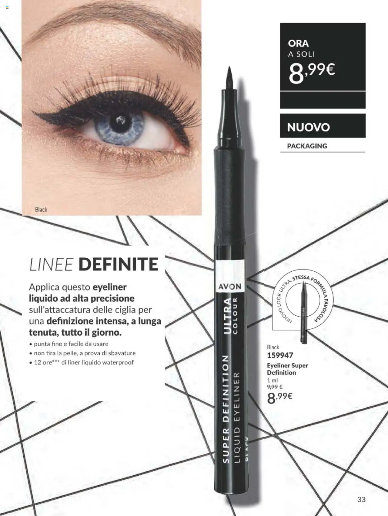 Volantino Avon del 01.09.2025 | Pagina: 33 | Prodotti: Eyeliner