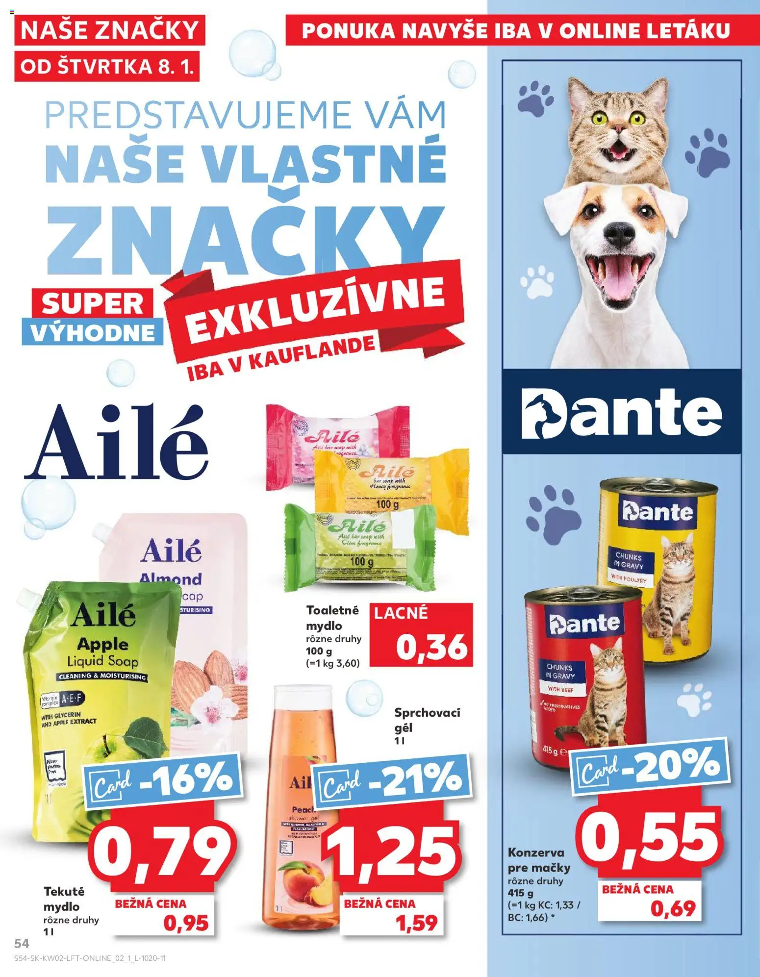 Nové Kaufland akcie – leták je platný od 08.01.2026 | Strana: 54 | Produkty: Apple, Mydlo