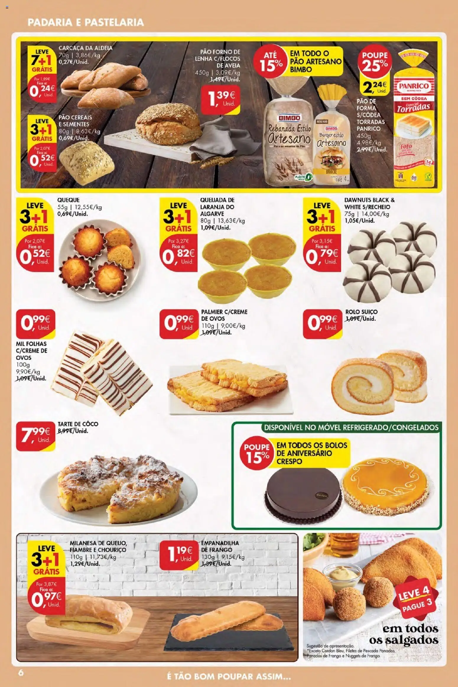 Pingo Doce Poupe Esta Semana Açores │ válido de 26.02.2026 | Página: 6 | Produtos: Forno, Ovos, Pão, Cereais