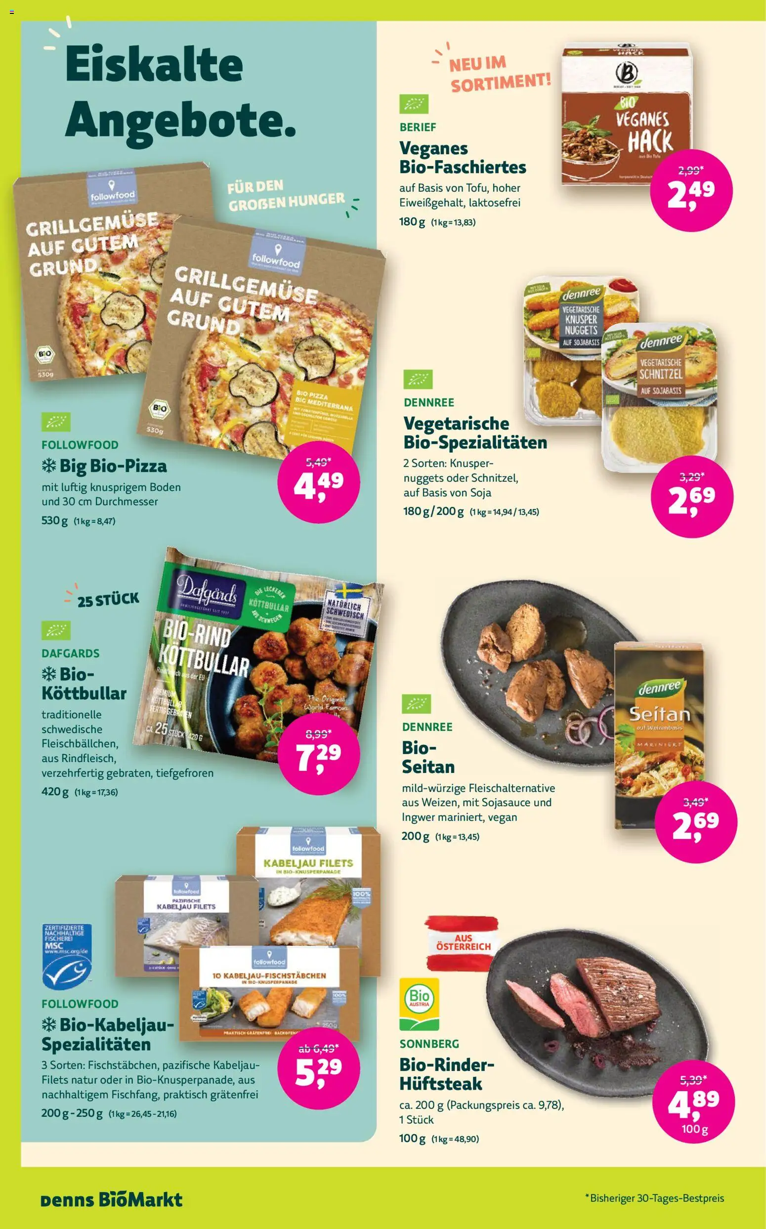 Denns BioMarkt Angebote gültig ab 08.04.2026 | Seite: 8 | Produkte: Pizza