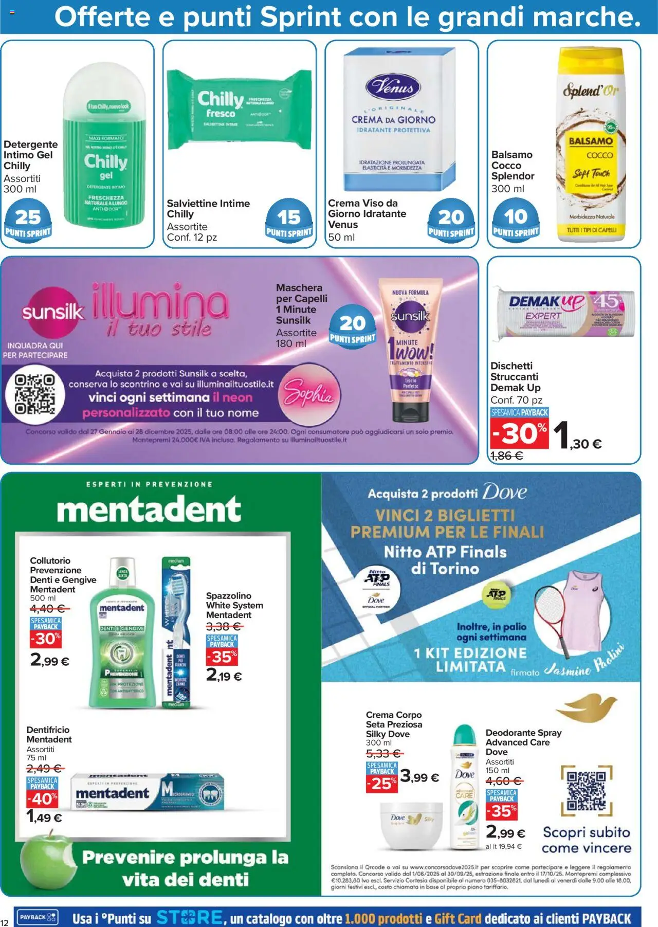Volantino Carrefour del 07.08.2025 | Pagina: 12 | Prodotti: Crema, Deodorante, Dentifricio, Collutorio