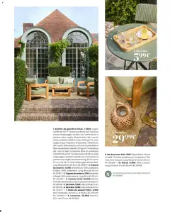 Anteprima del volantino Maisons du Monde volantino Outdoor valido a partire dal 12.03.2026 | Pagina: 8 | Prodotti: Tavolino, Vassoio, Divano, Tappeto