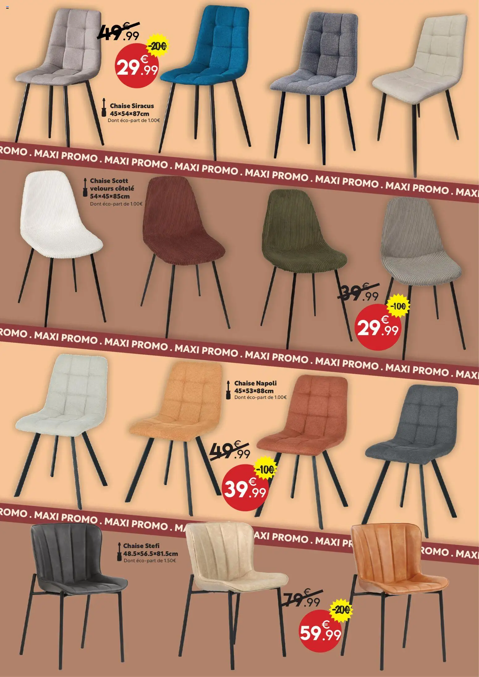 {H1} | Page: 5 | Produits: Chaise