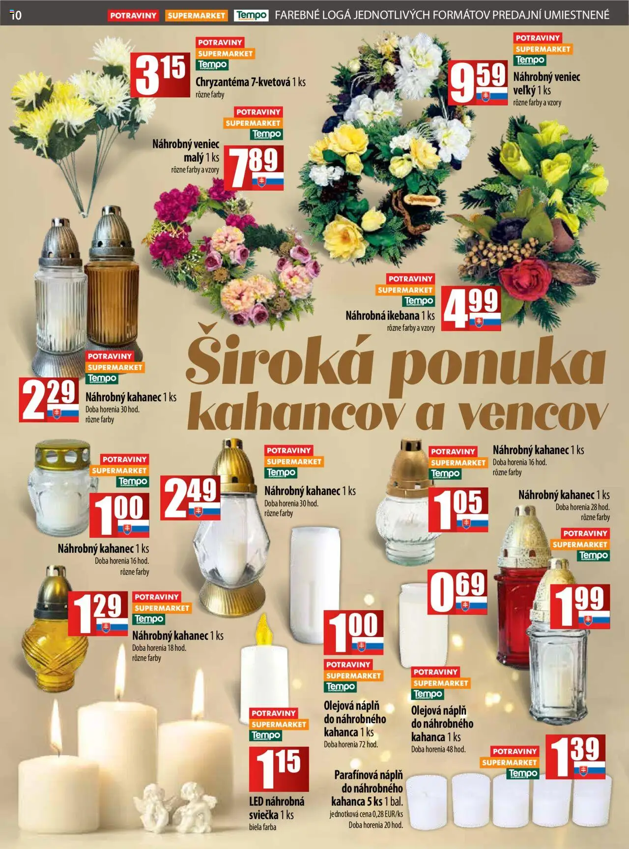 Nové COOP Jednota akcie – leták je platný od 16.10.2025 | Strana: 10 | Produkty: Led