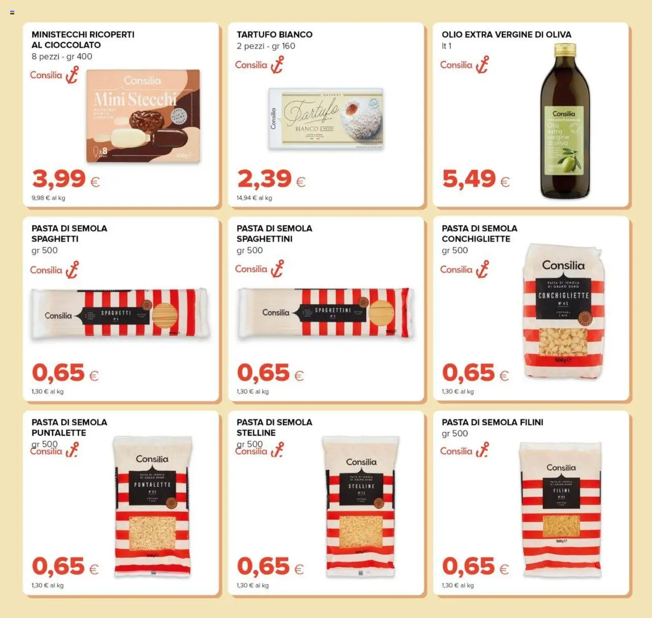 Volantino Tigre del 20.08.2025 | Pagina: 13 | Prodotti: Tartufo, Pasta, Mandorle, The