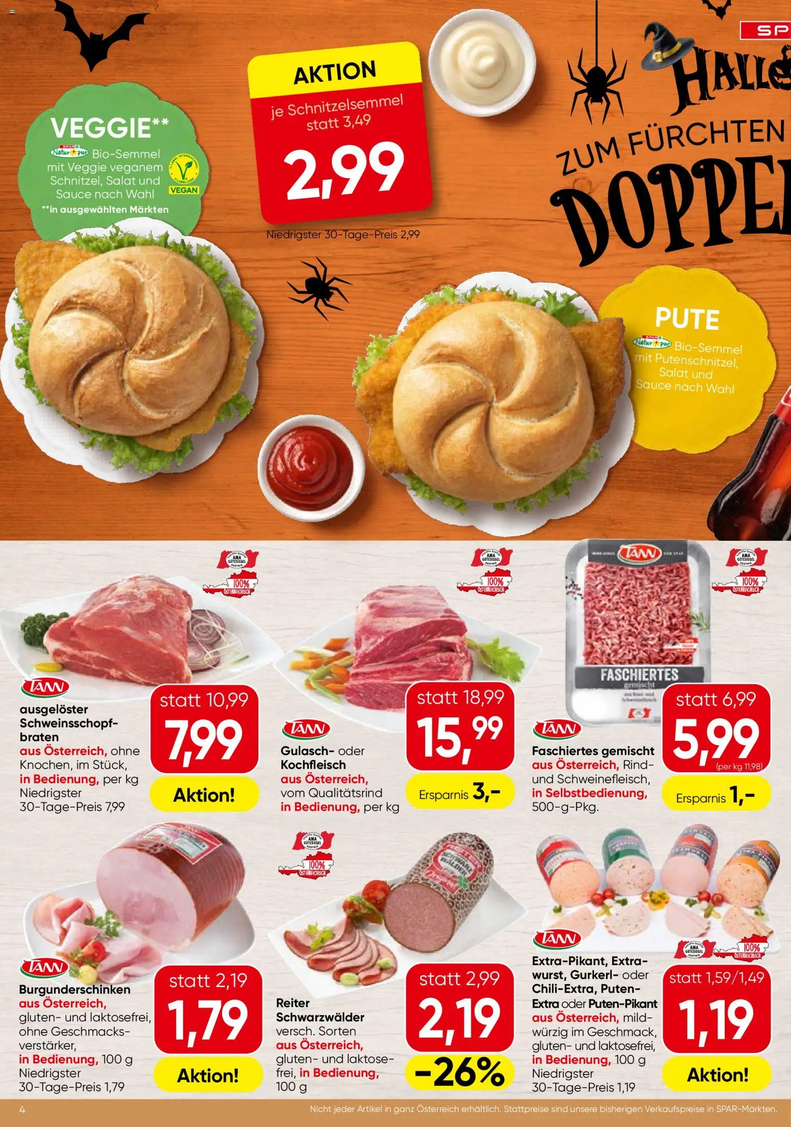Spar Flugblatt - Burgenland gültig ab 23.10.2025 | Seite: 4 | Produkte: Salat