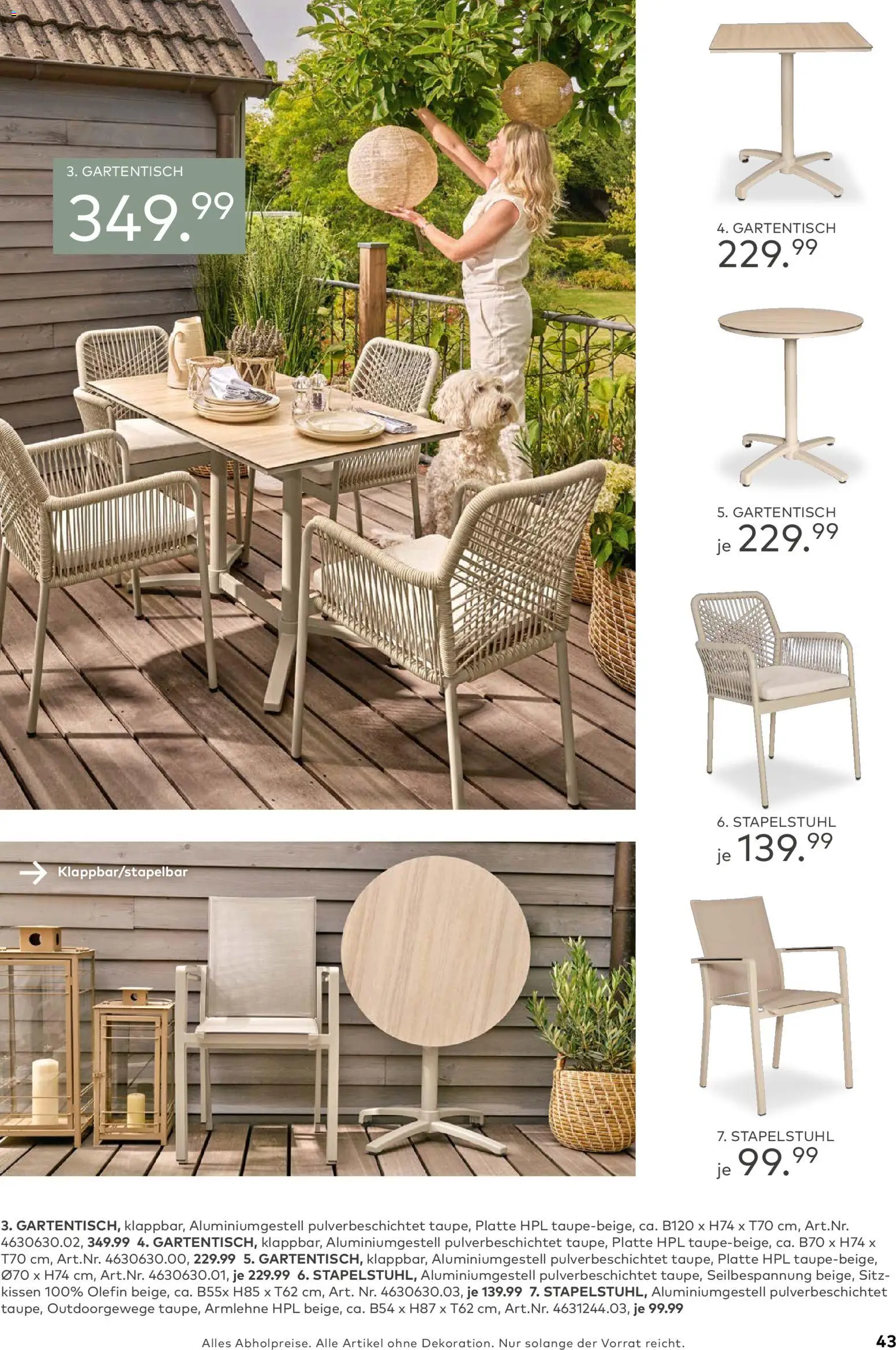 Porta! Gartenmöbel Katalog – gültig ab 01.03.2026 | Seite: 43 | Produkte: Kissen