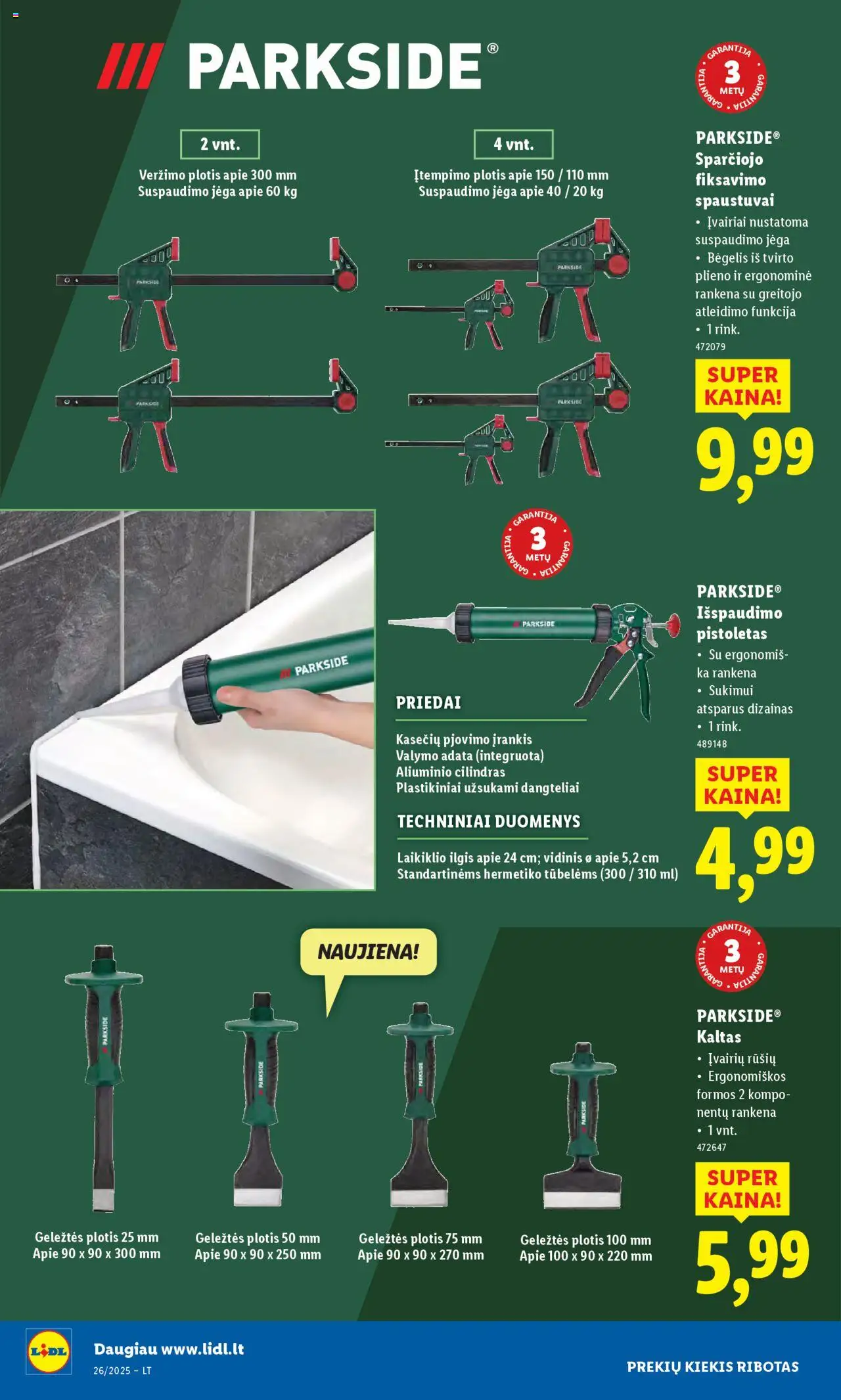 LIDL leidinys - Ne maisto prekių pasiūlymai│galioja nuo 23.06.2025 | Puslapis: 10