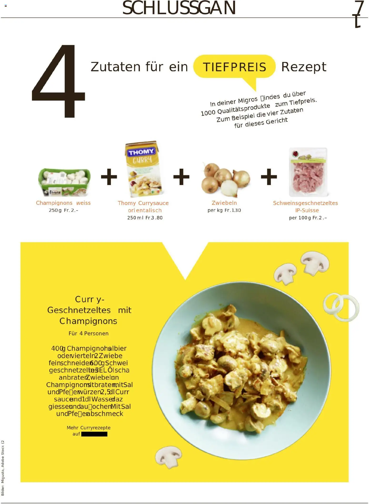 Migros Migros-Magazin-44-2025-d-AA – gültig ab 27.10.2025 | Seite: 71 | Produkte: Champignons, Zwiebeln, Bilder