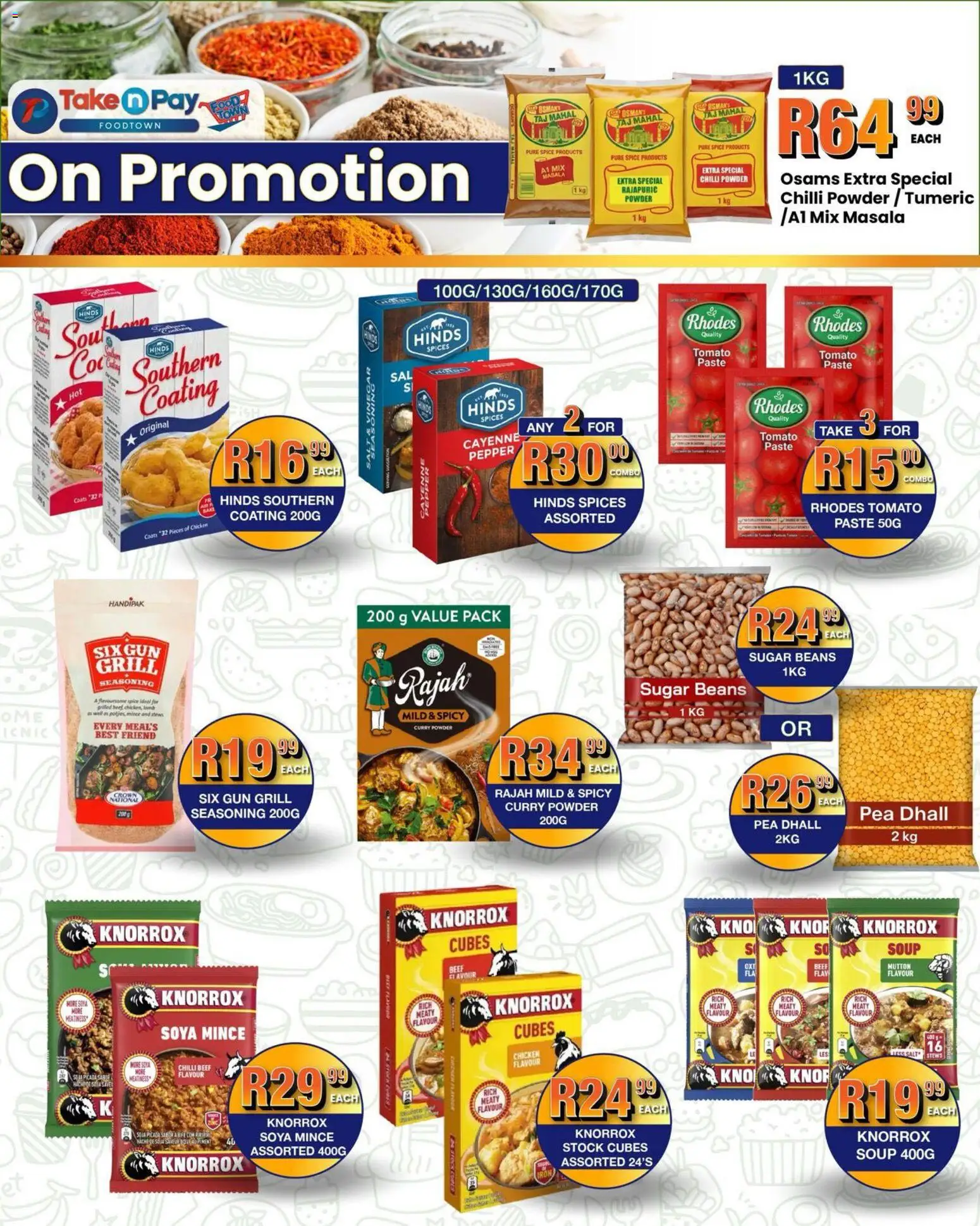 New Take n Pay catalogue – valid from 12.01.2026 | Page: 3 | Products: Powder, Spices, Pepper, Chilli