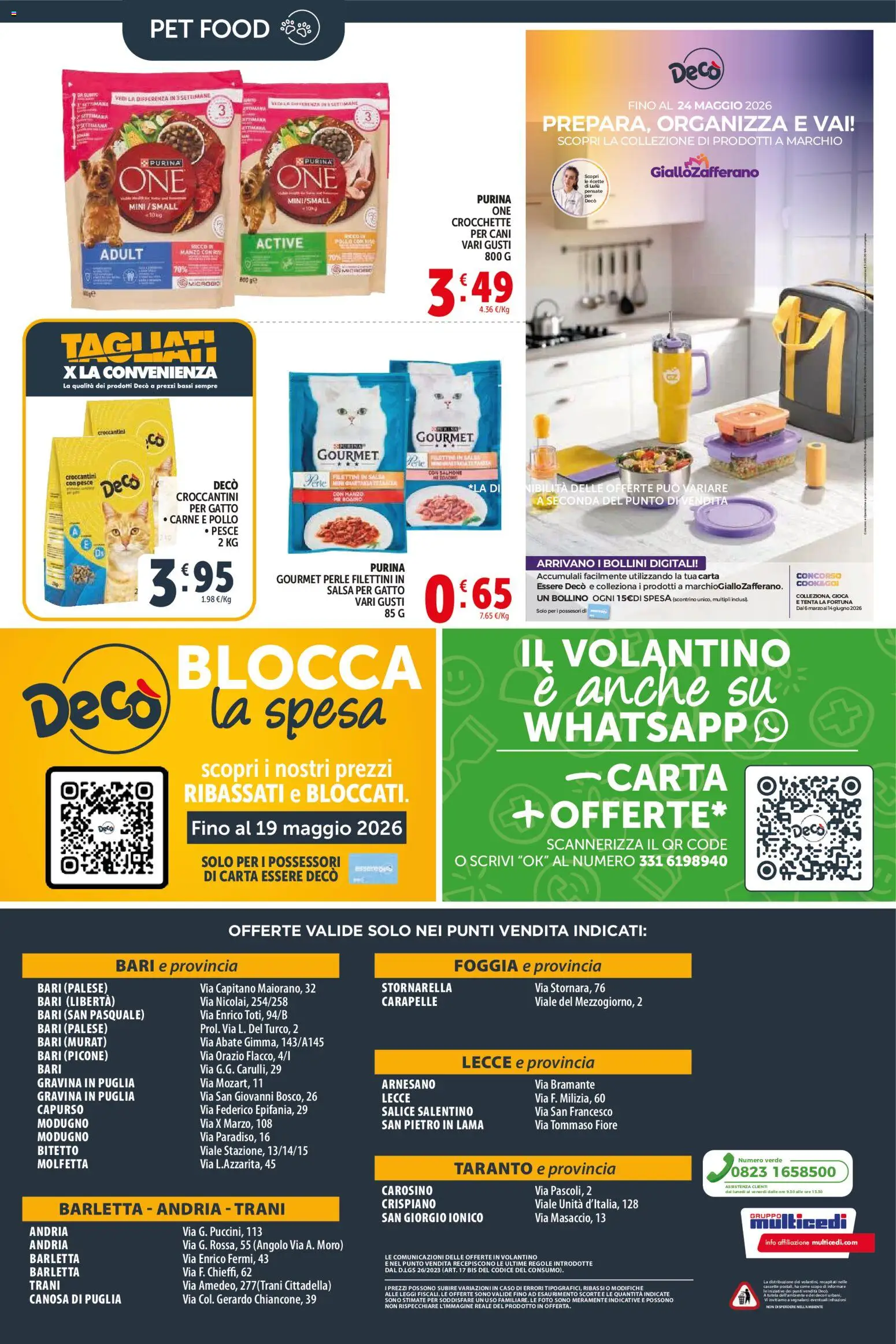 Volantino Decò del 21.04.2026 | Pagina: 12 | Prodotti: Pollo, Manzo, Salsa, Mais